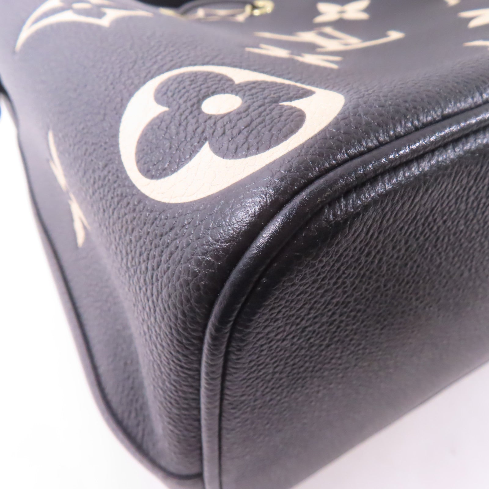 LOUIS VUITTON Monogram Empreinte Neo Noe金扣手挽肩背兩用袋黑色