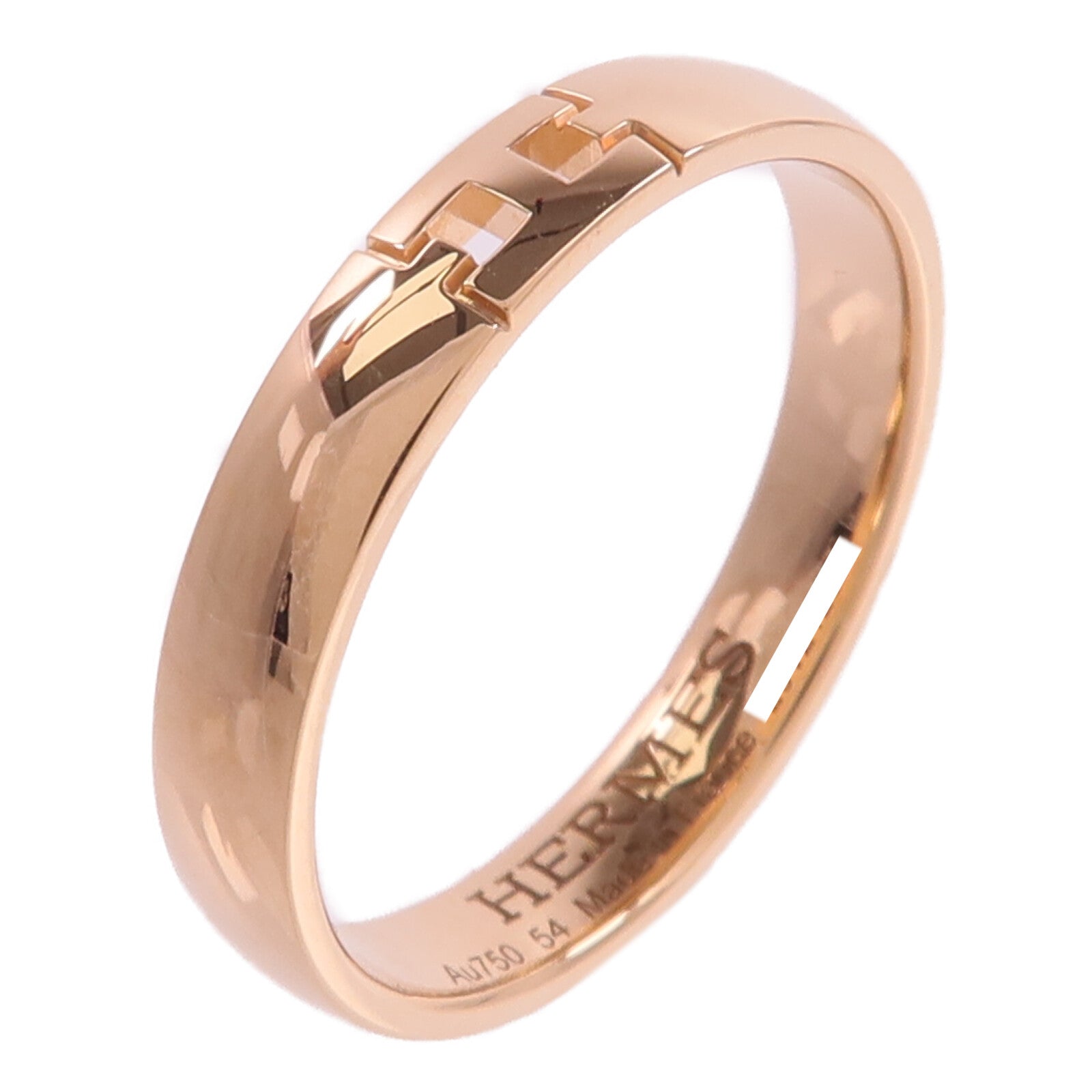 HERMES 18K玫瑰金Ever Herakles Ring戒指