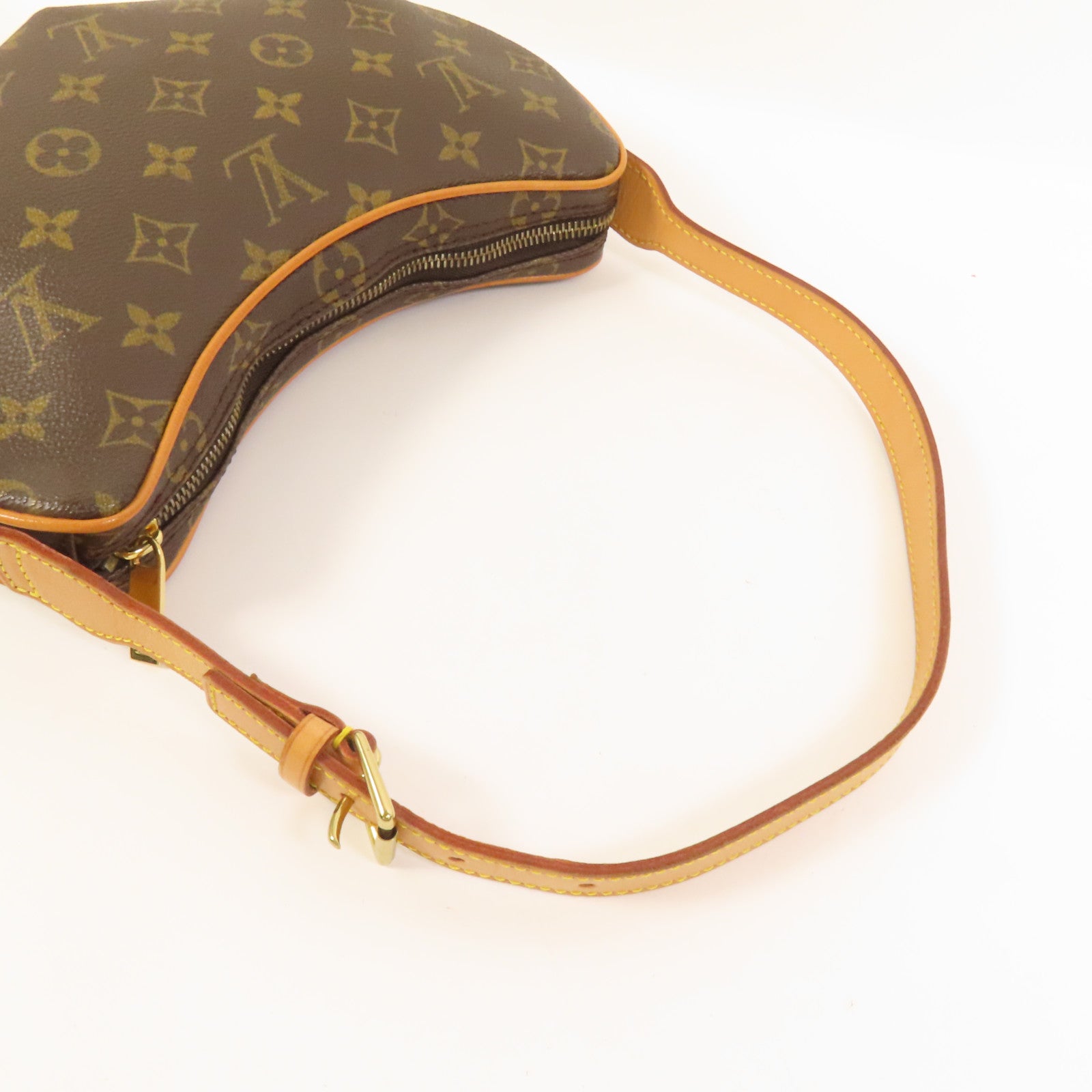 LOUIS VUITTON Monogram Pochette Croissant金扣肩背袋
