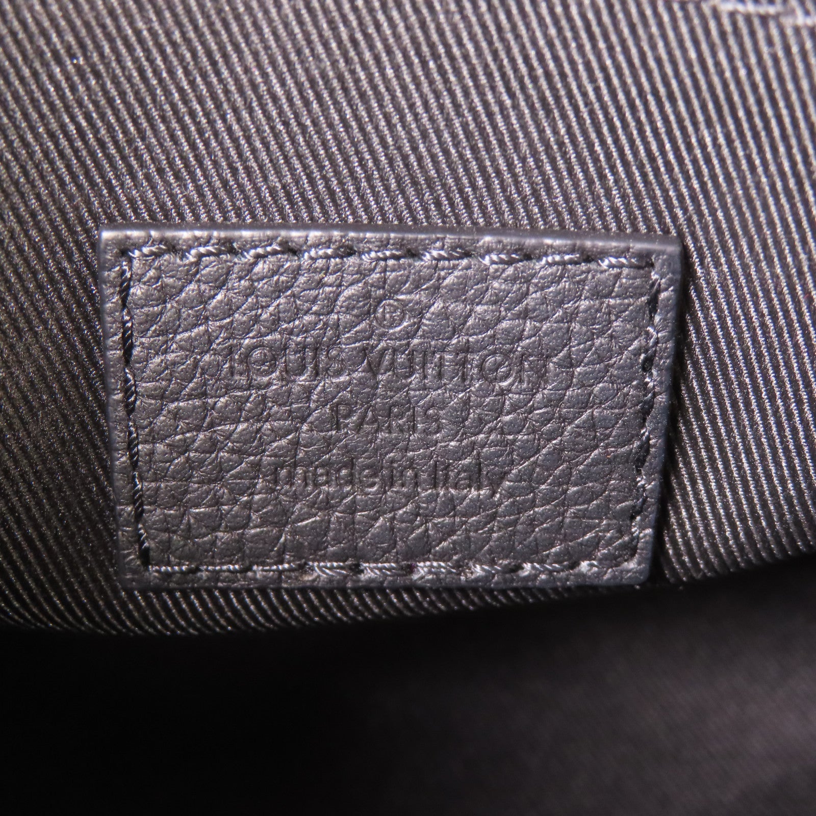 LOUIS VUITTON【激減優惠】 牛皮皮革Keepall Bandouliere 25手挽肩背兩用袋黑色