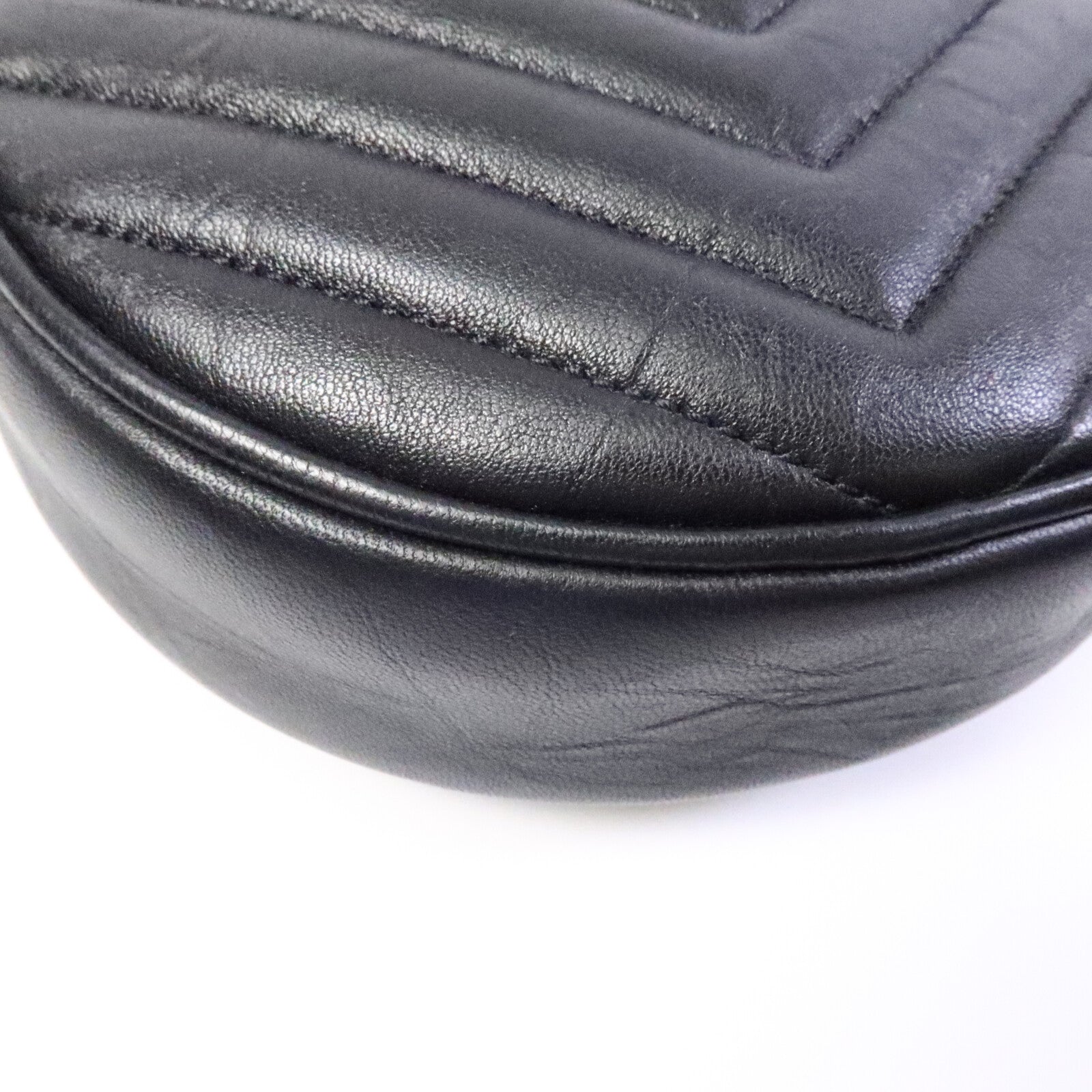 SAINT LAURENT 牛皮皮革Vinyle鏈帶肩背袋