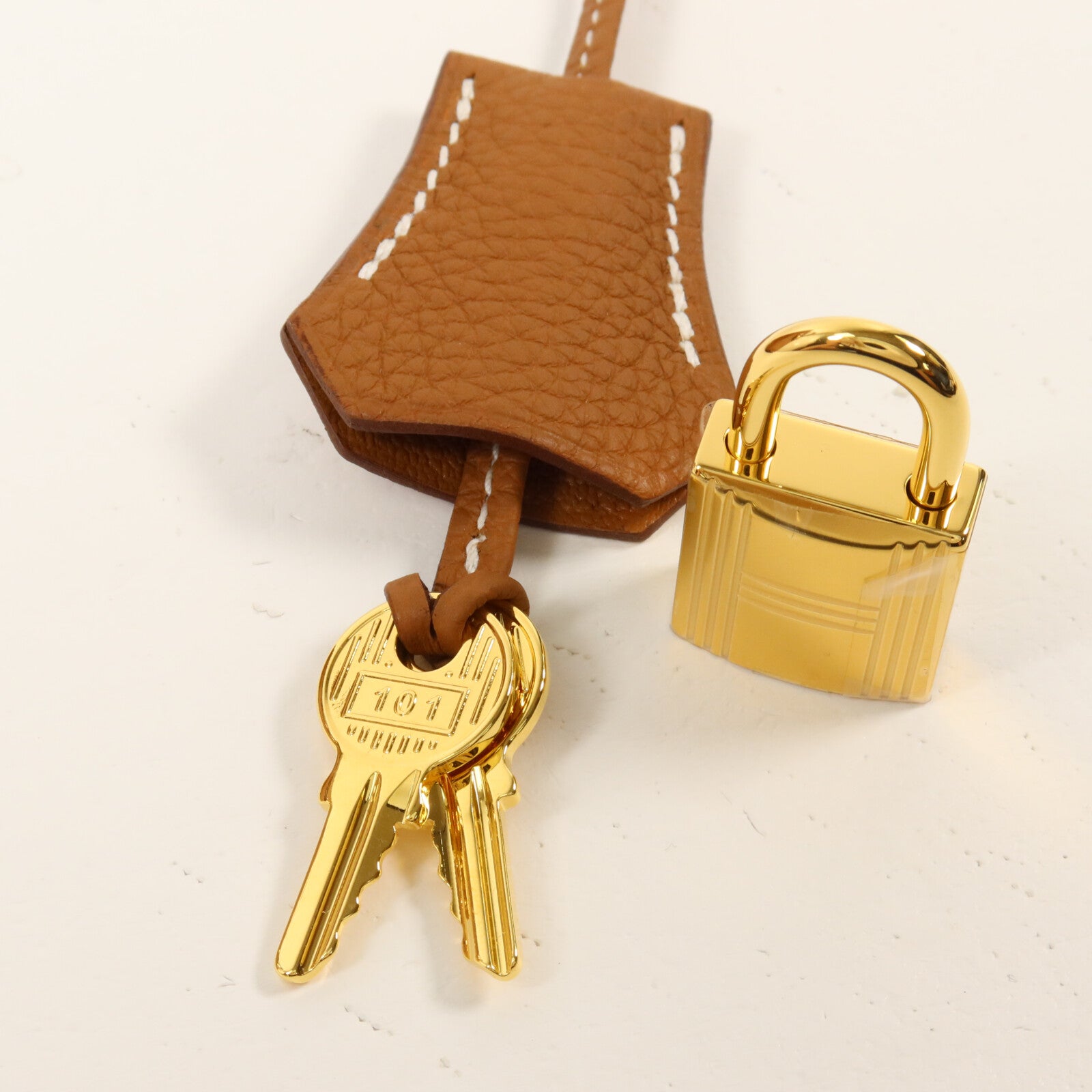 HERMES Togo皮革Birkin 25手挽袋Gold