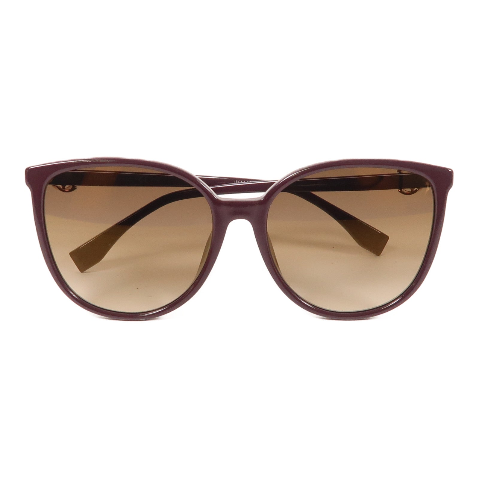 FENDI Sunglasses PVC Brown/Purple