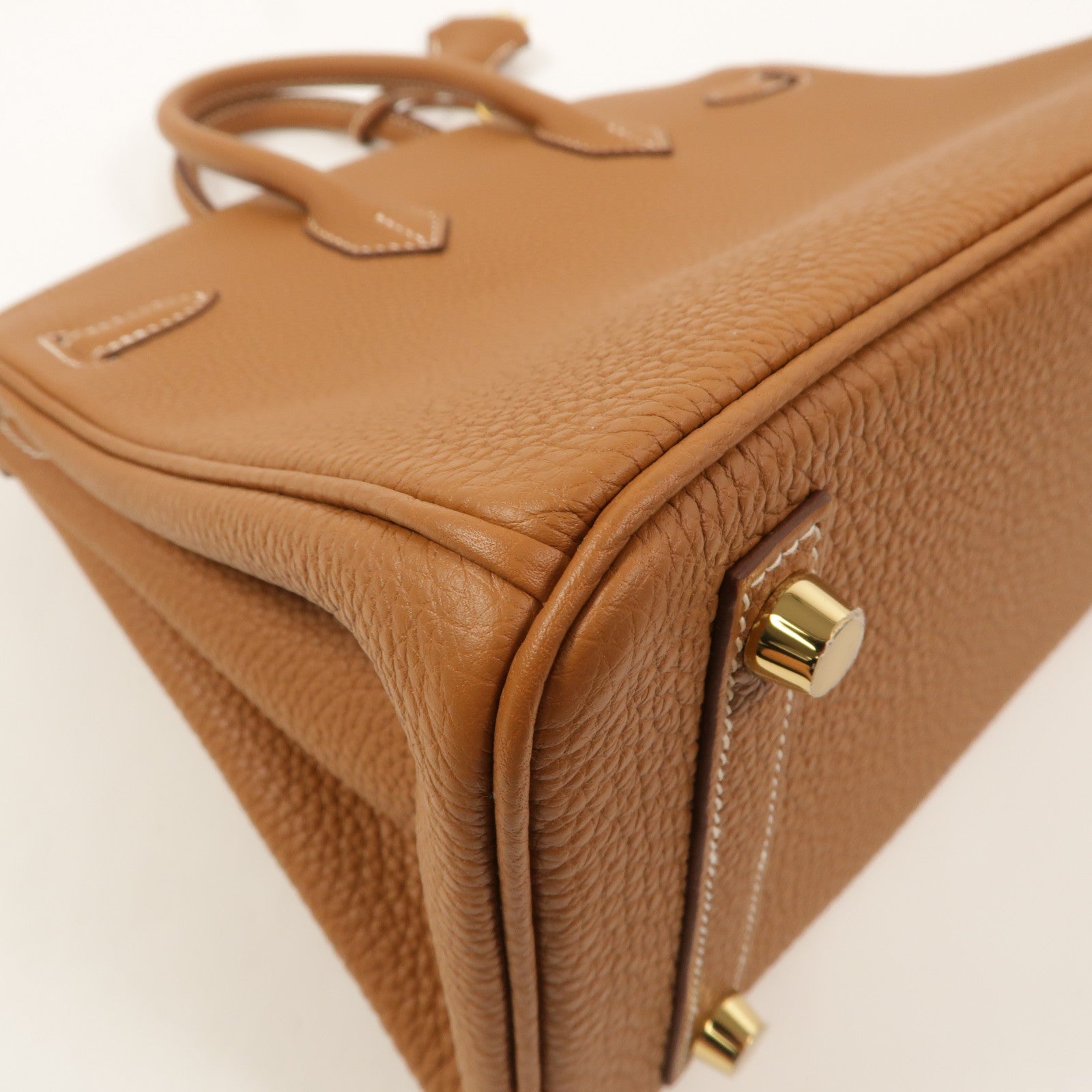 HERMES Togo皮革Birkin 25手挽袋Gold