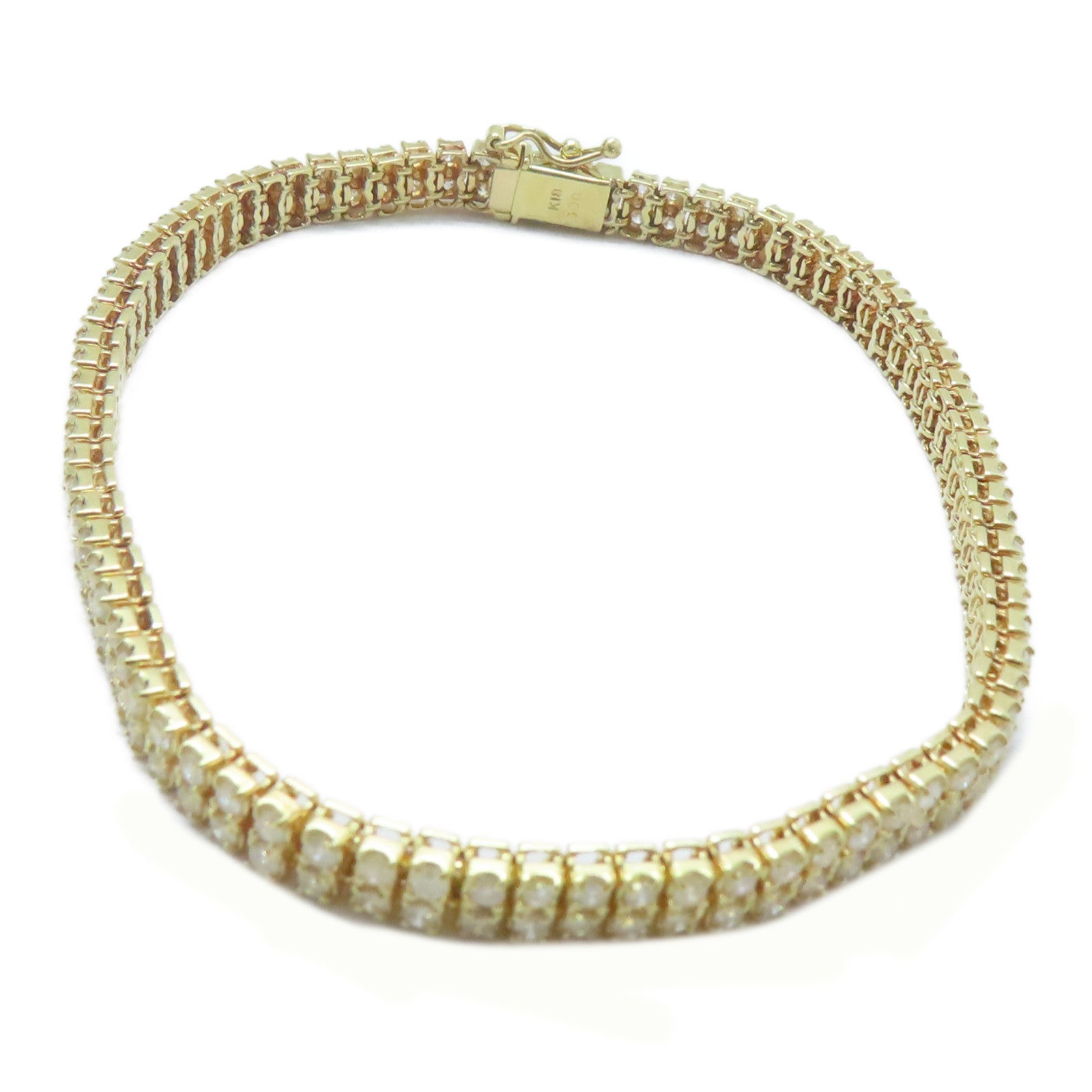 JEWELRY 18K黃金Diamond Bracelet 3.00ct鑽石手鏈