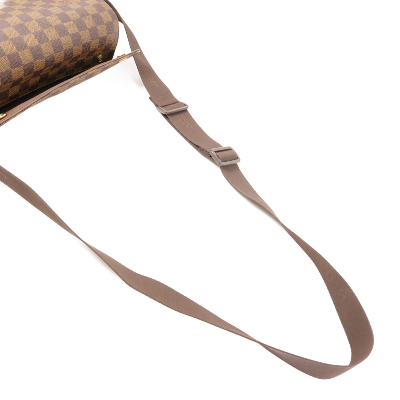 LOUIS VUITTON LV GHW Naviglio Shoulder Bag N45255 Damier Brown