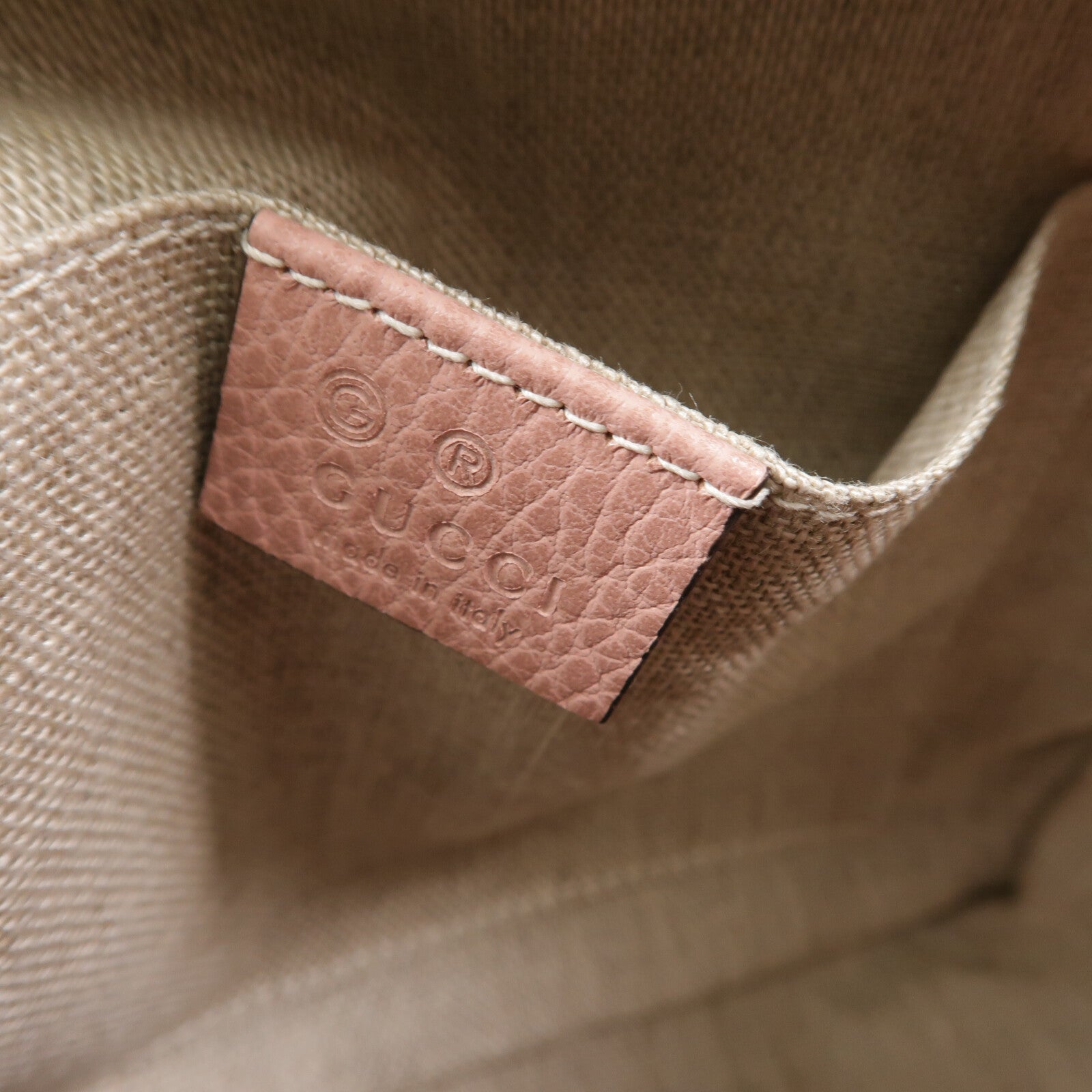 GUCCI 帆布Mini Messenger Bag肩背袋