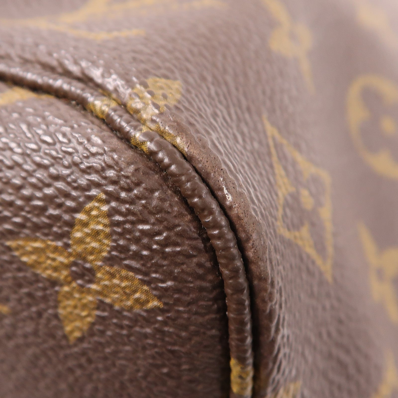 LOUIS VUITTON Monogram Neverfull MM金扣手挽袋