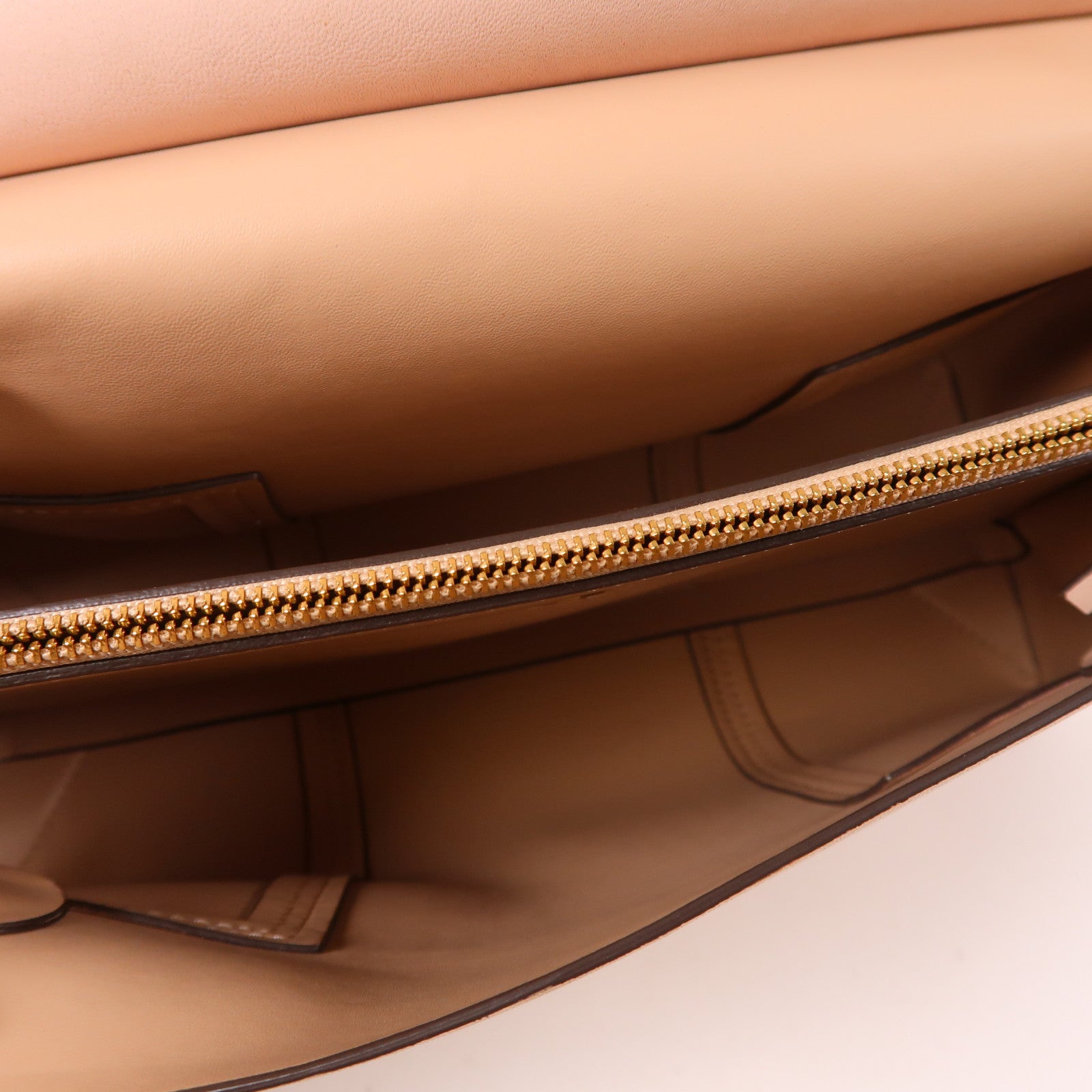 牛皮皮革Shoulder Bag金扣手挽肩背兩用袋粉紅色