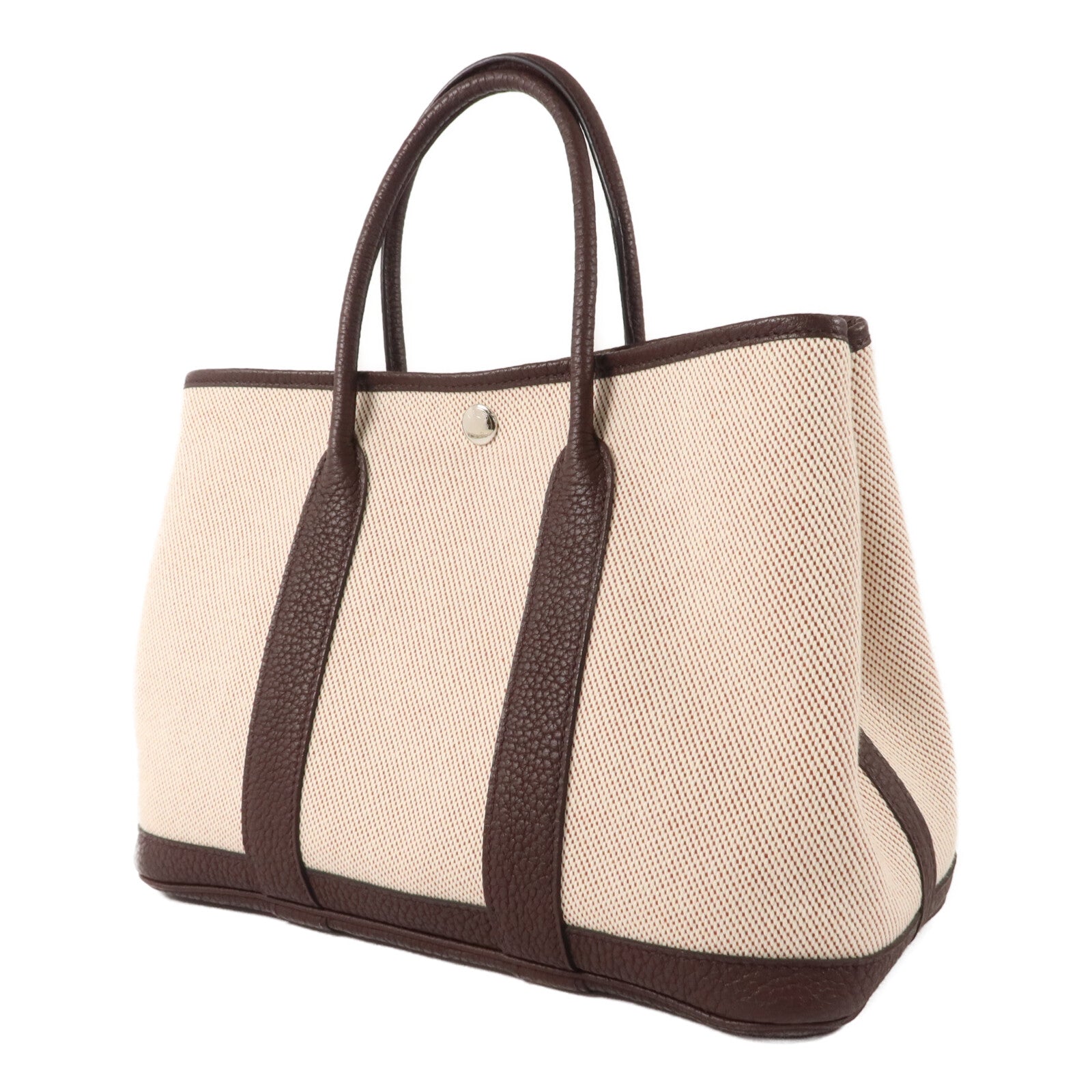 HERMES 帆布Garden Party TPM手挽袋Ebene