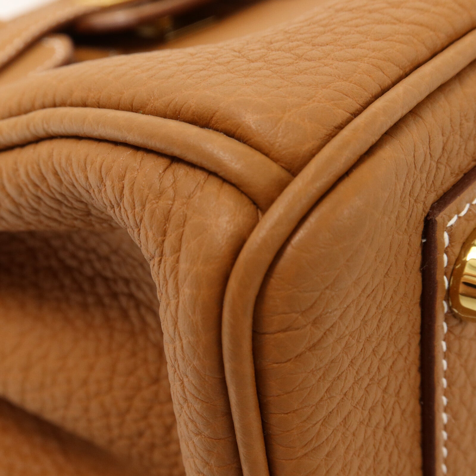 HERMES Togo皮革Birkin 25手挽袋Gold