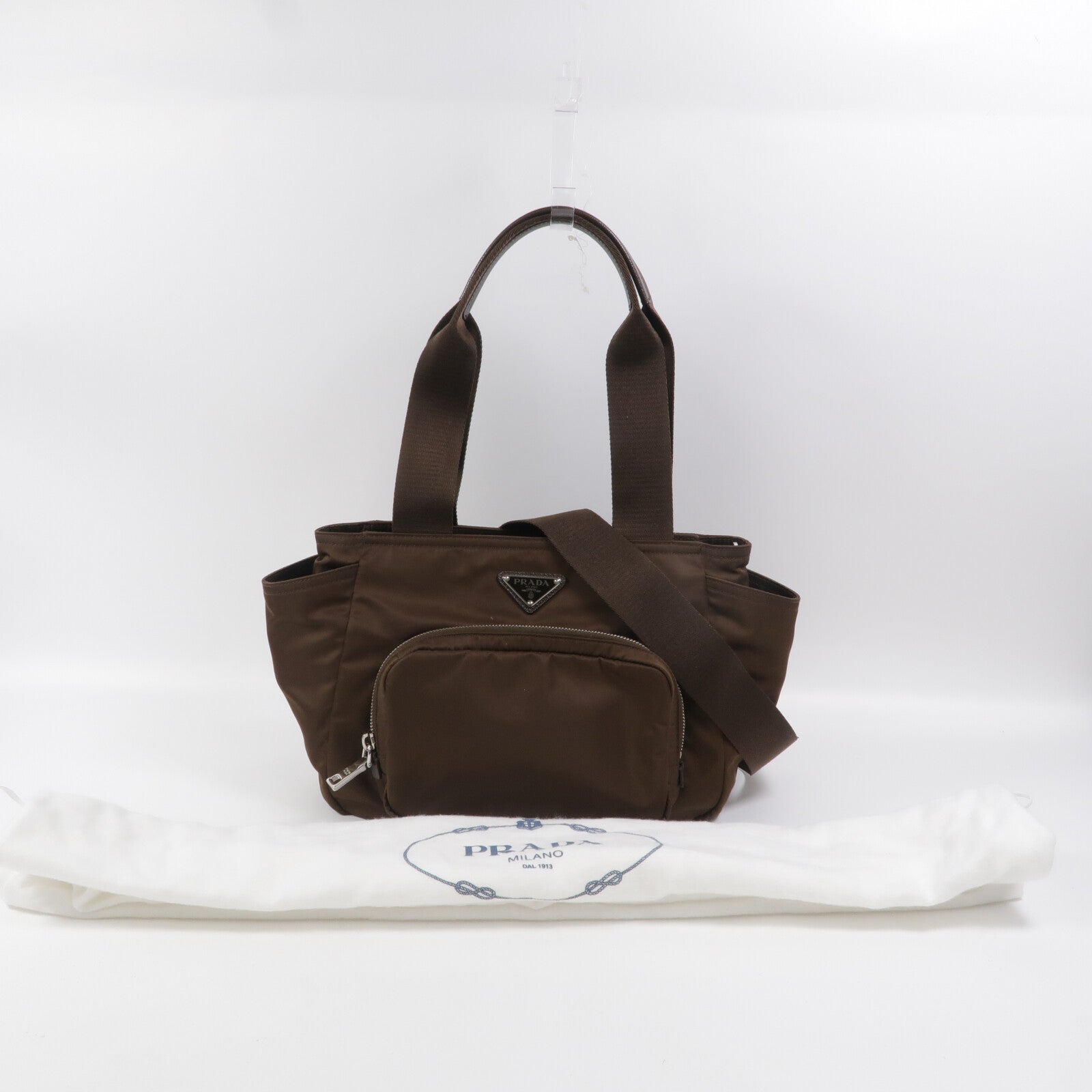 PRADA 尼龍Re-Nylon Shoulder Bag手挽肩背兩用袋