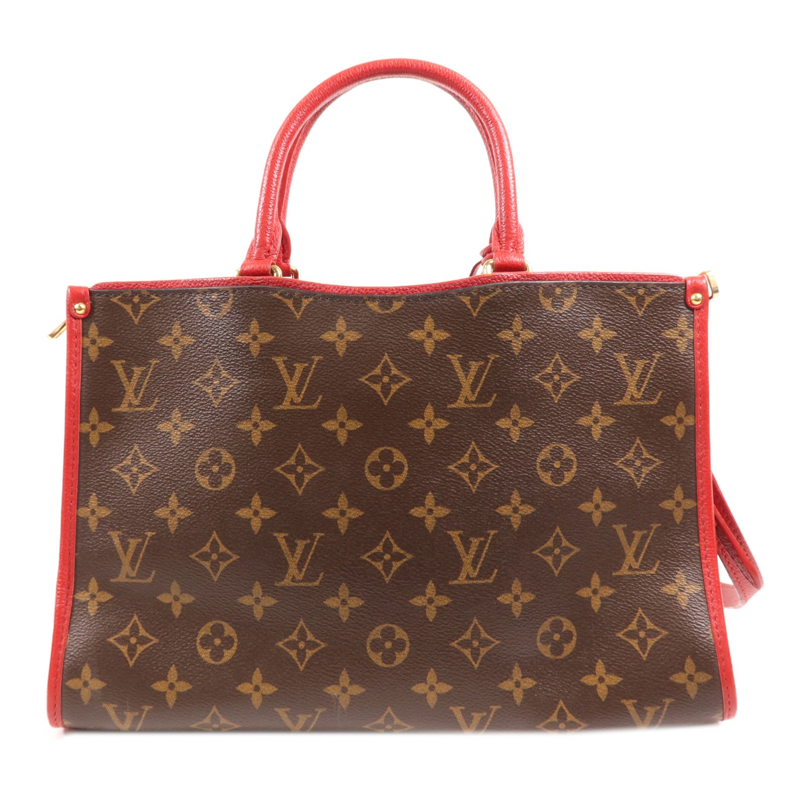 LOUIS VUITTON Monogram Popincourt PM金扣手挽肩背兩用袋