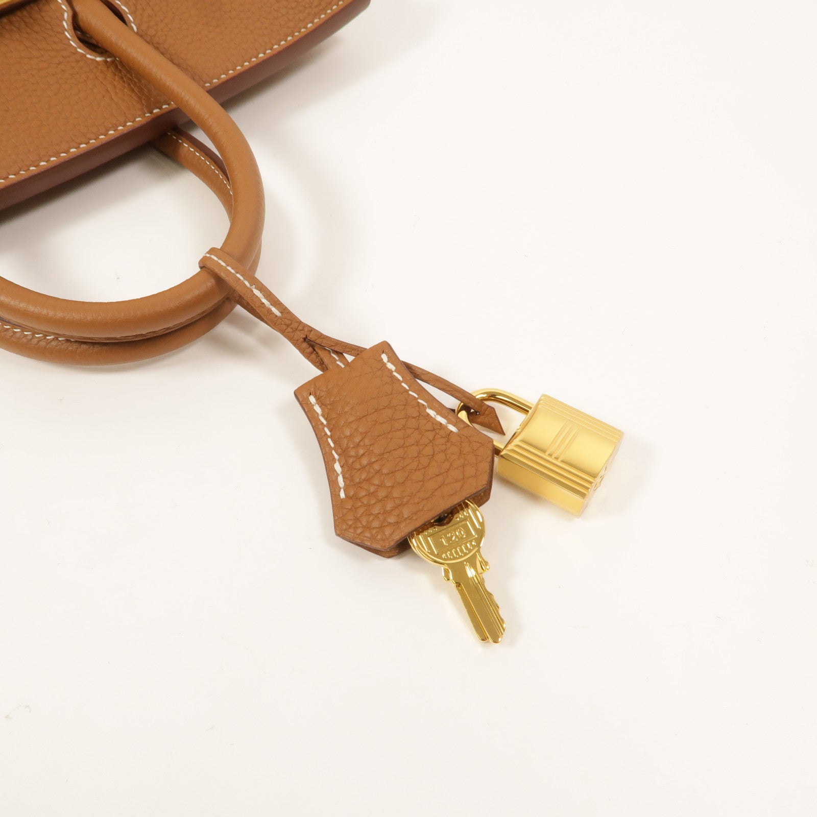 HERMES Togo皮革Birkin 25手挽袋Gold