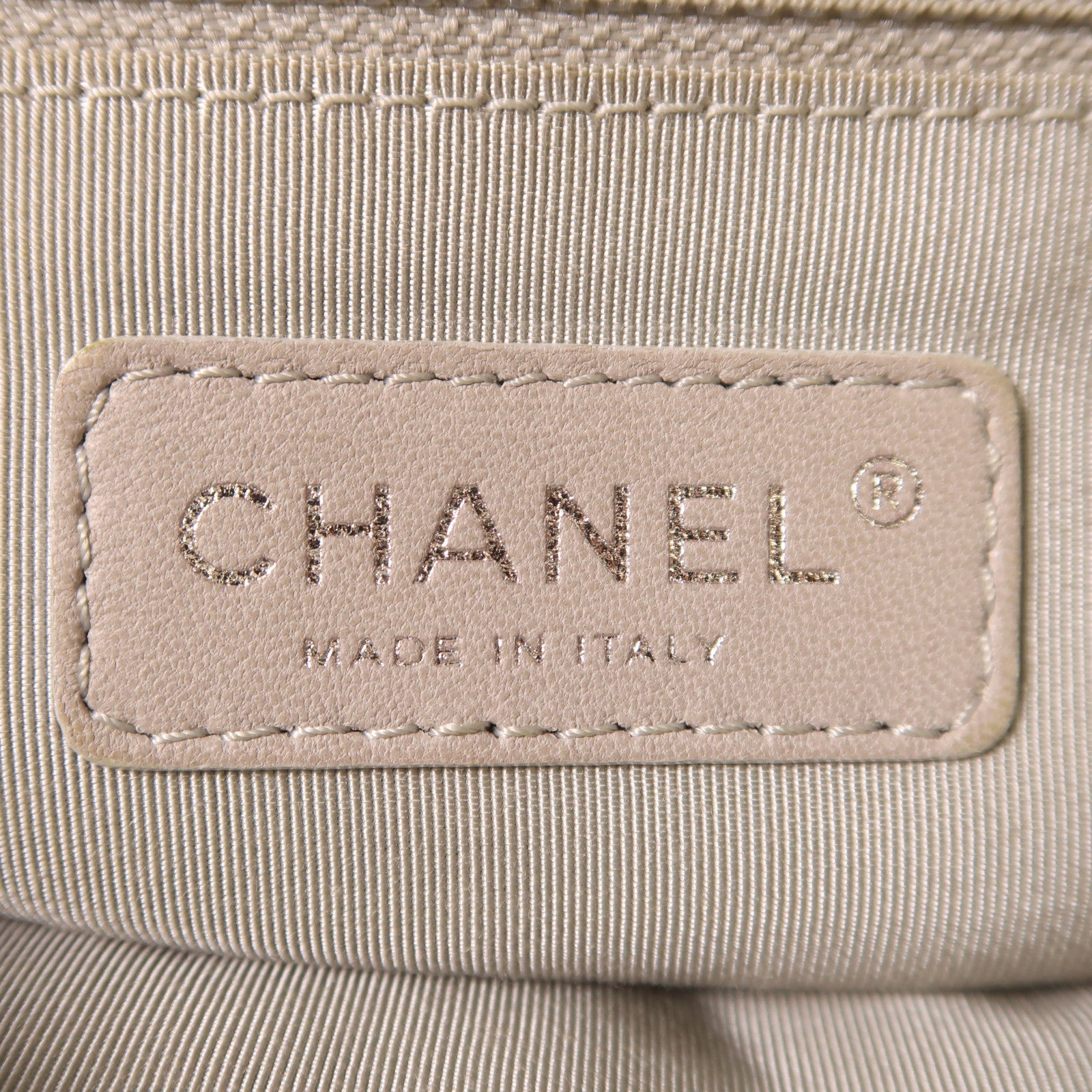 CHANEL 牛皮皮革Shoulder Bag銀扣鏈帶肩背袋綠色