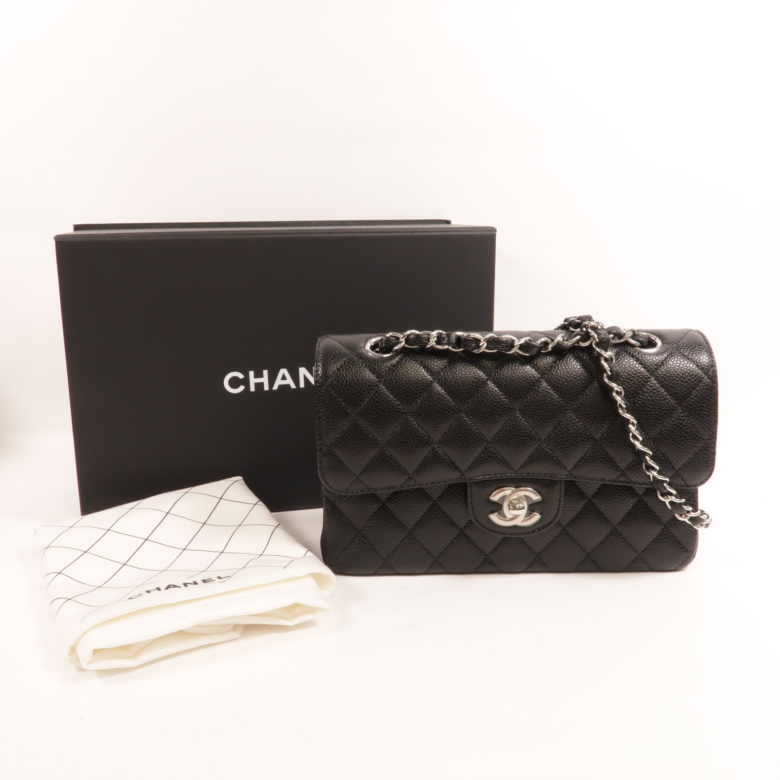 CHANEL 牛皮皮革Classic 23鏈帶肩背袋