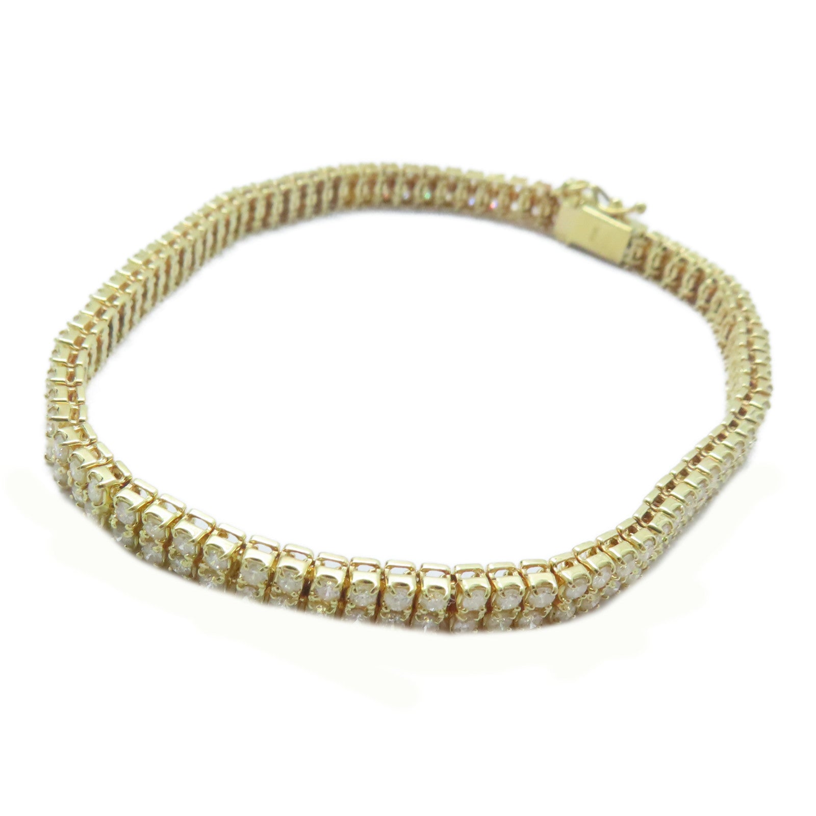JEWELRY 18K黃金Diamond Bracelet 3.00ct鑽石手鏈