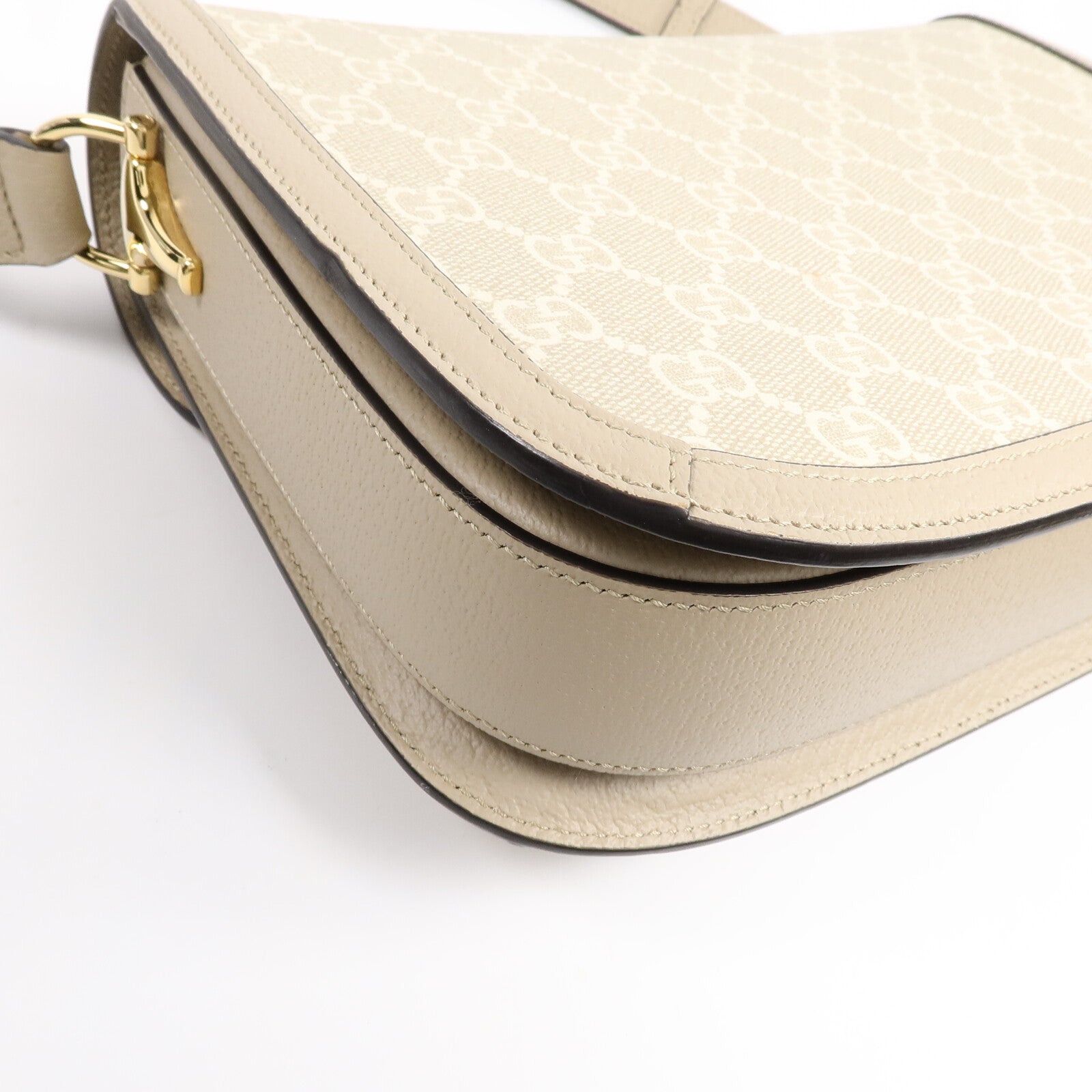 GUCCI 塗層帆布Horsebit 1955 Medium肩背袋