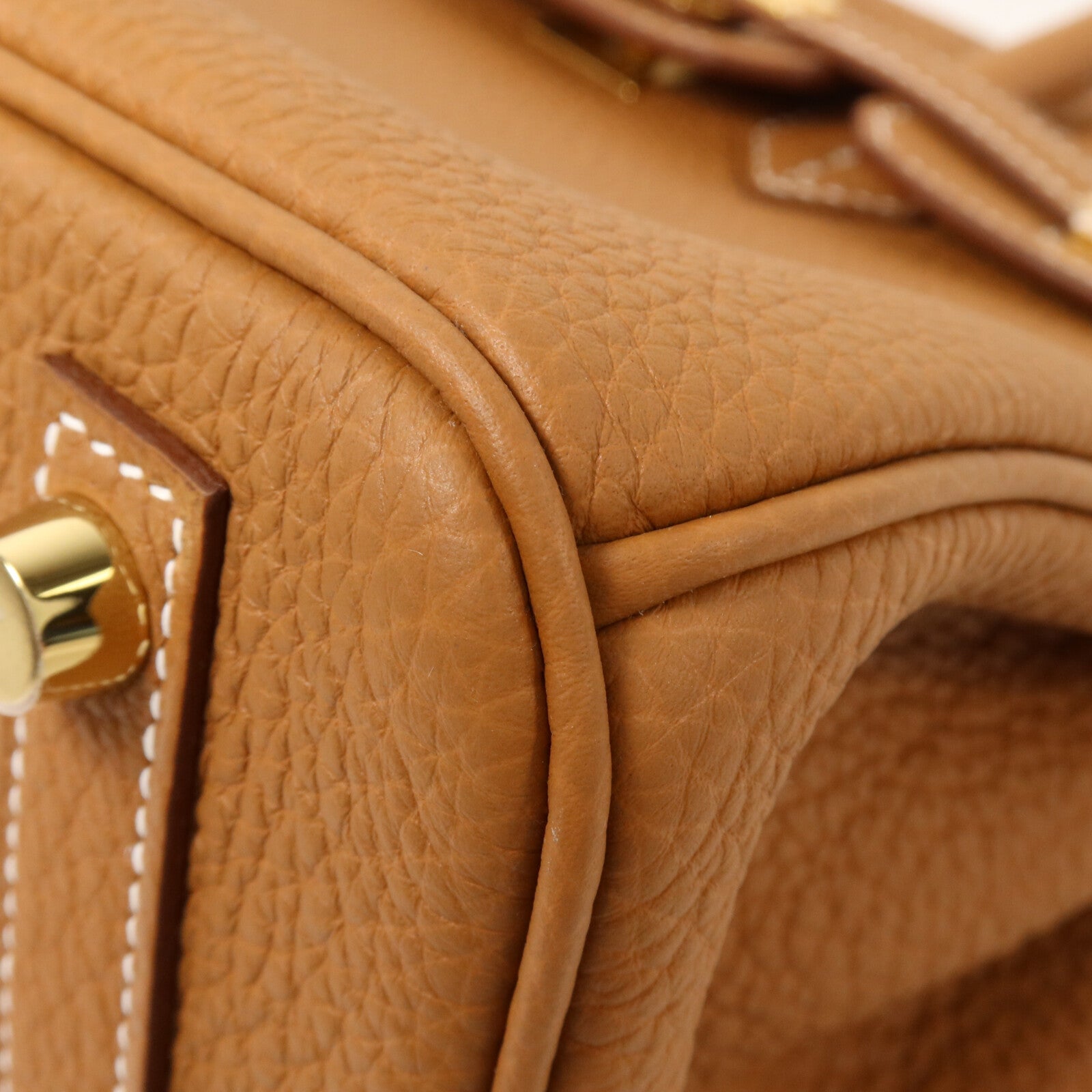 HERMES Togo皮革Birkin 25手挽袋Gold