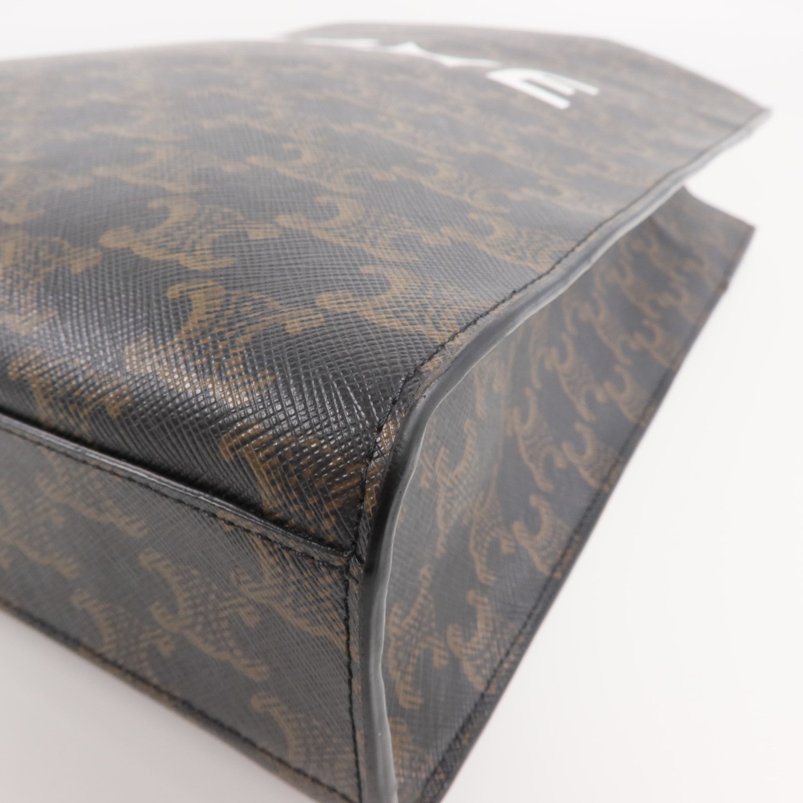 CELINE 【激減優惠】塗層帆布Triomphe Cabas Vertical金扣手挽肩背兩用袋