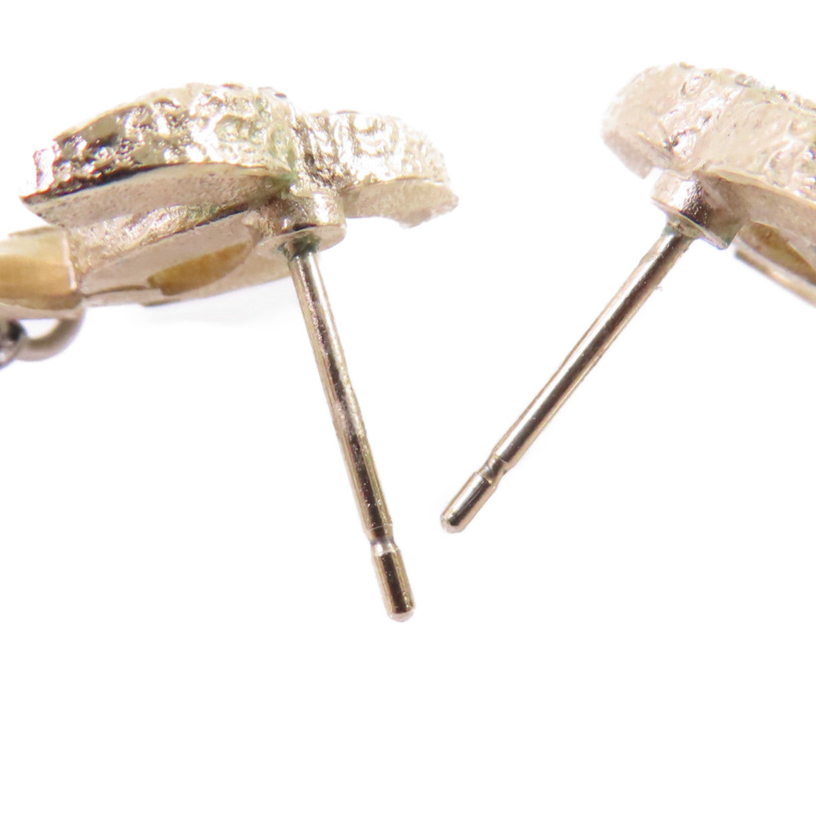 CHANEL 金屬/水鑽Rhinestones CC Earrings耳環金色/銀色