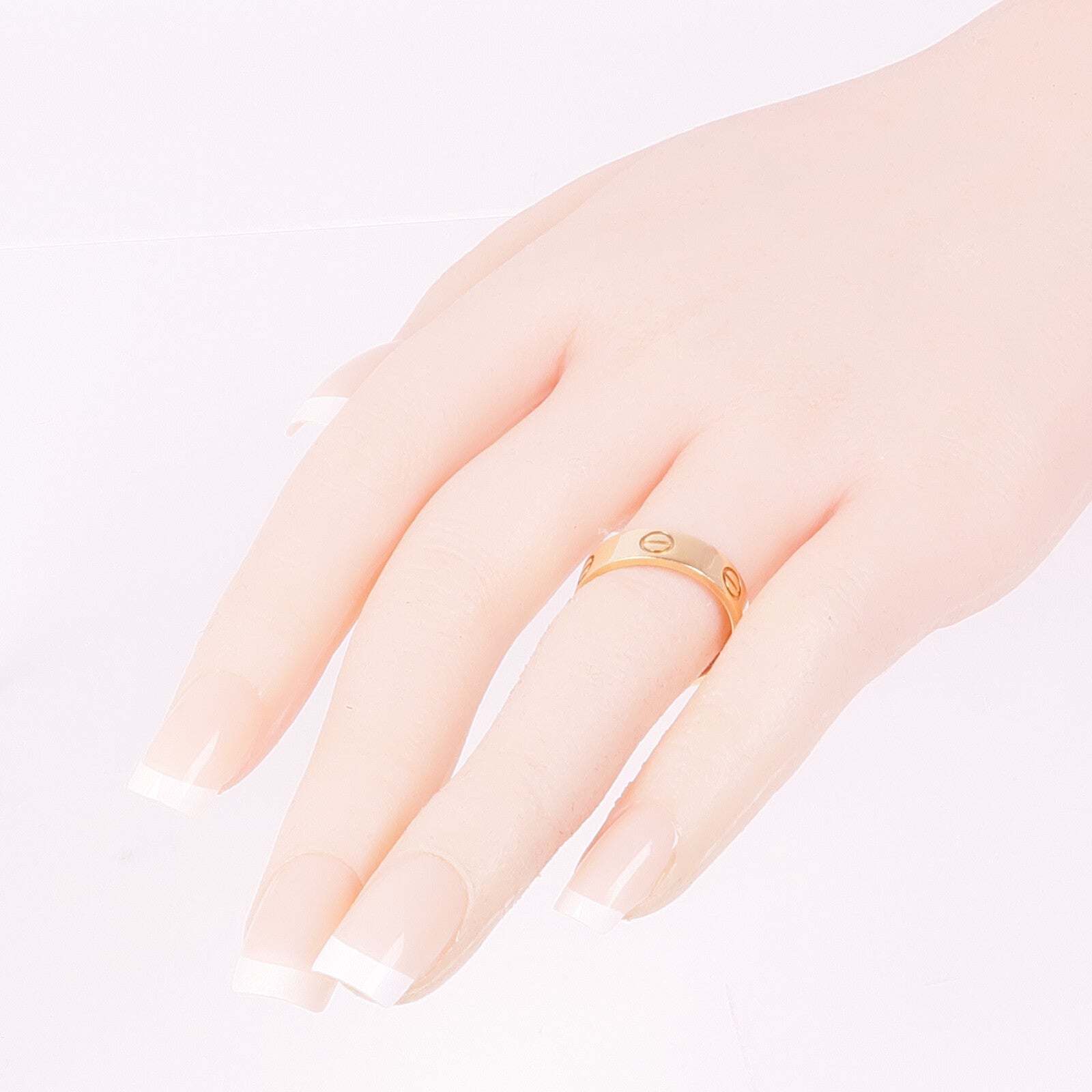 CARTIER 18K玫瑰金Love Ring戒指Cartier#54/US#6.75