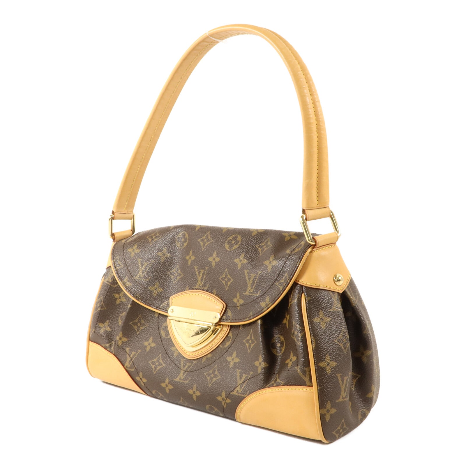 LOUIS VUITTON Monogram Beverly MM金扣肩背袋