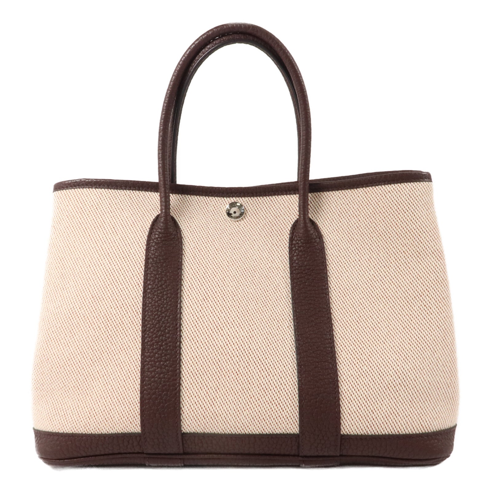 HERMES 帆布Garden Party TPM手挽袋Ebene