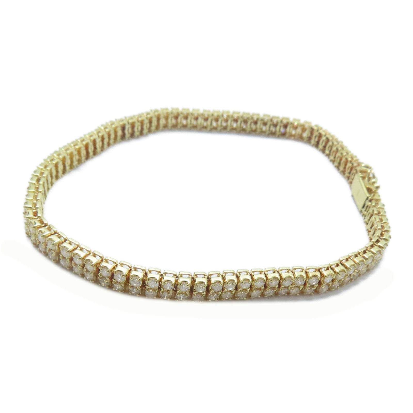 JEWELRY 18K黃金Diamond Bracelet 3.00ct鑽石手鏈