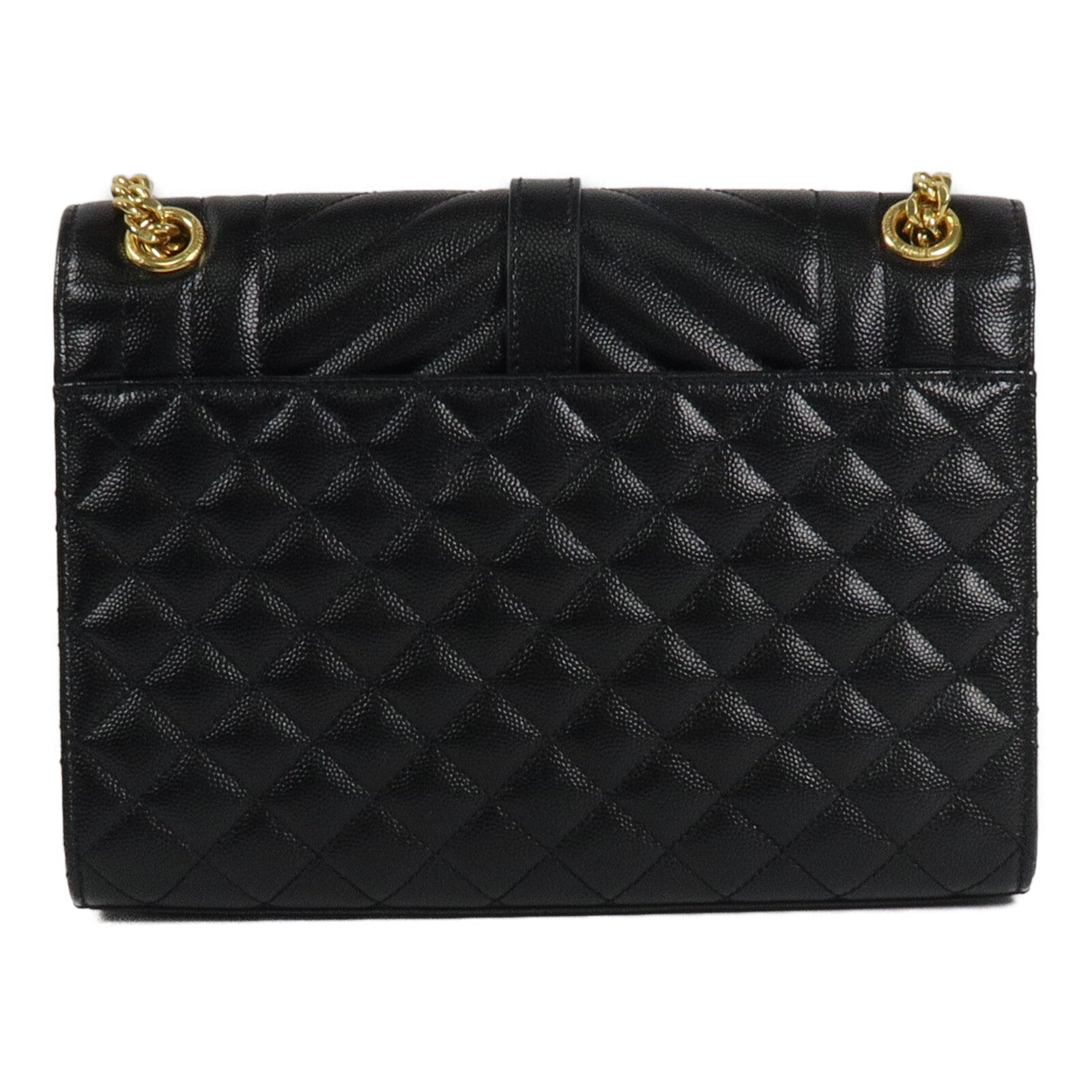 SAINT LAURENT 牛皮皮革Envelope Medium鏈帶肩背袋