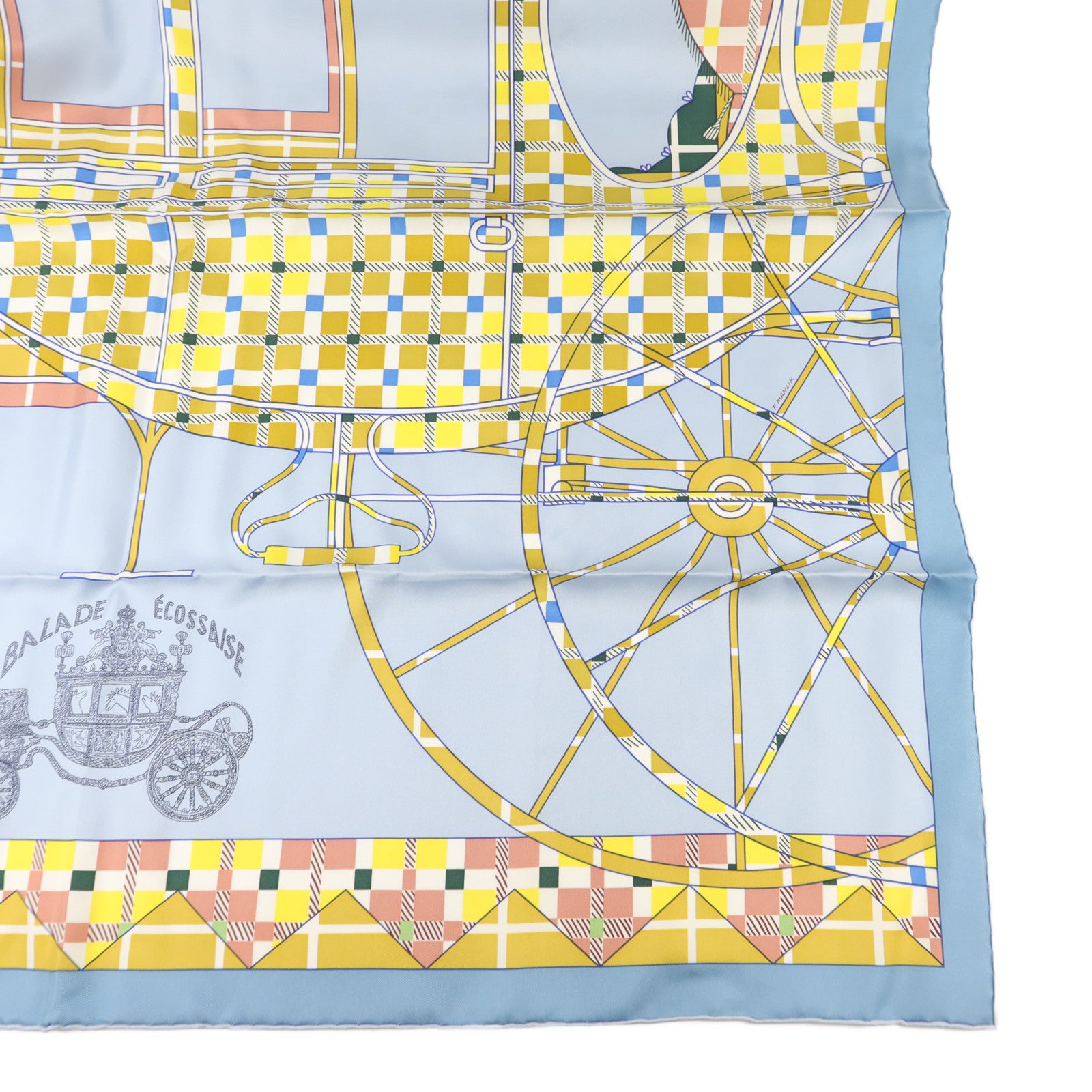HERMES 絲質Scarf 90X90絲巾