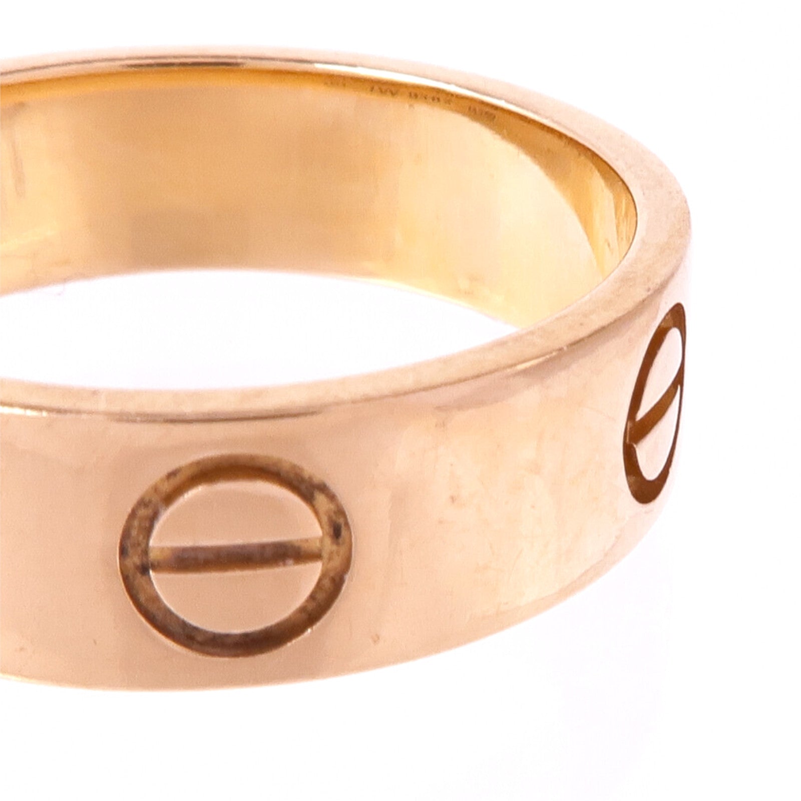 CARTIER 18K玫瑰金Love Ring戒指Cartier#54/US#6.75