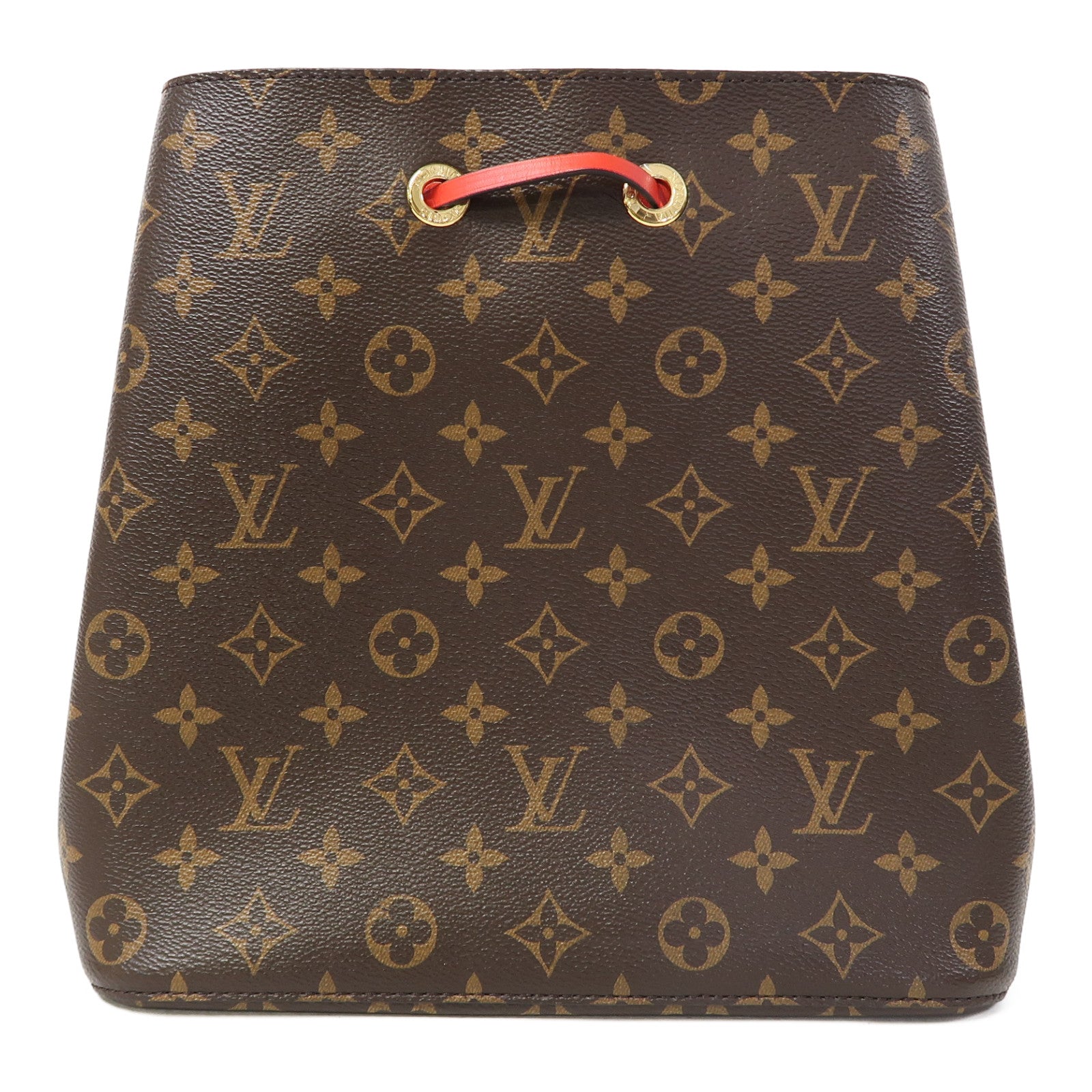 LOUIS VUITTON Monogram Neo Noe MM金扣肩背袋啡色