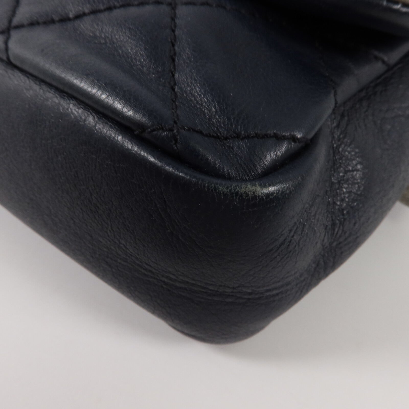 CHANEL 牛皮皮革Tricolor Country Chic Flap Bag鏈帶肩背袋
