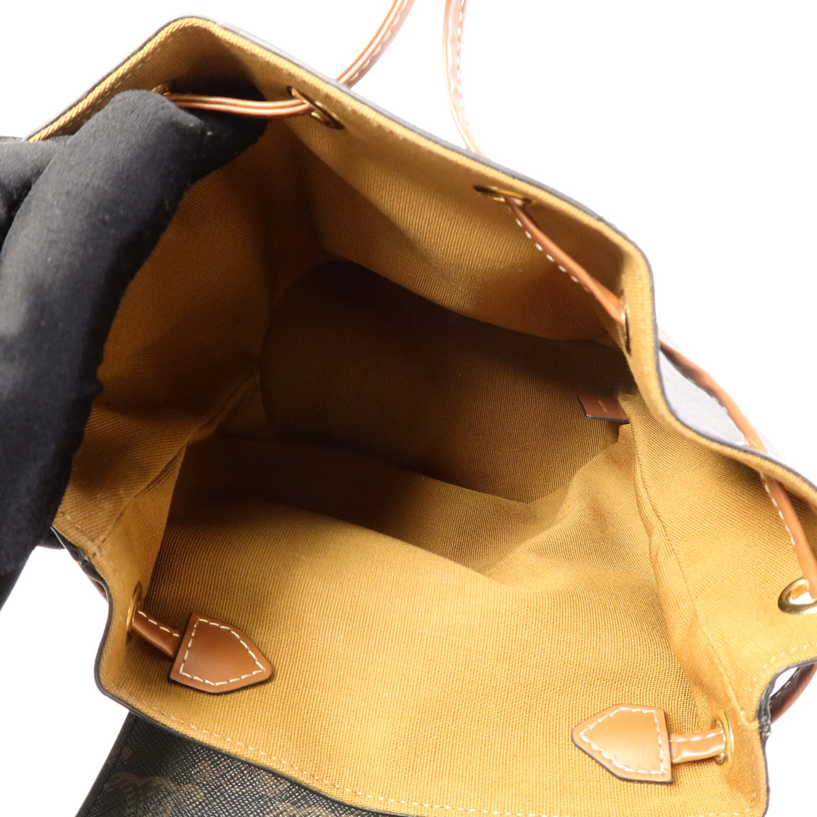 CELINE 塗層帆布Bonnie Triomphe Backpack背包