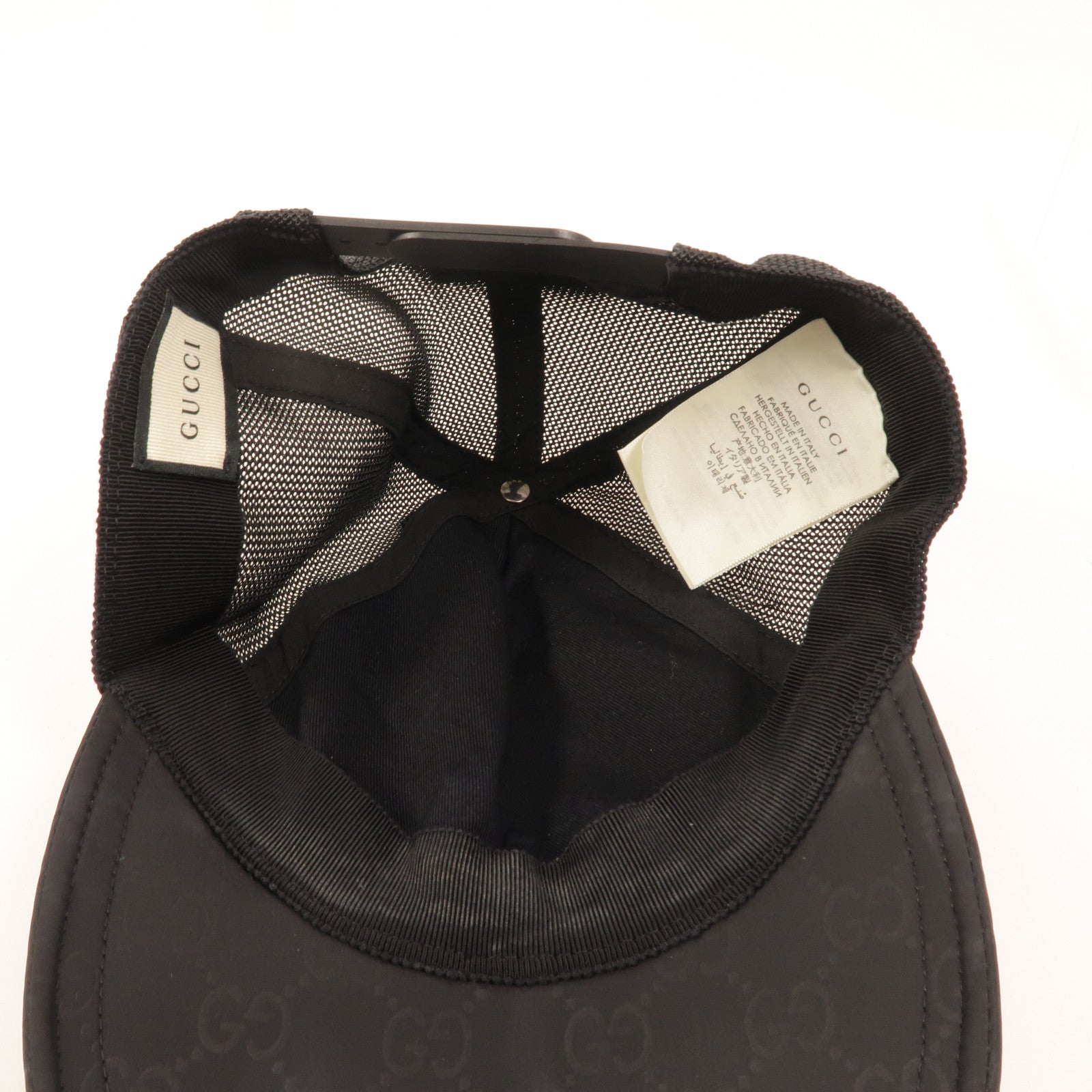 GUCCI 尼龍GG Baseball Cap帽子