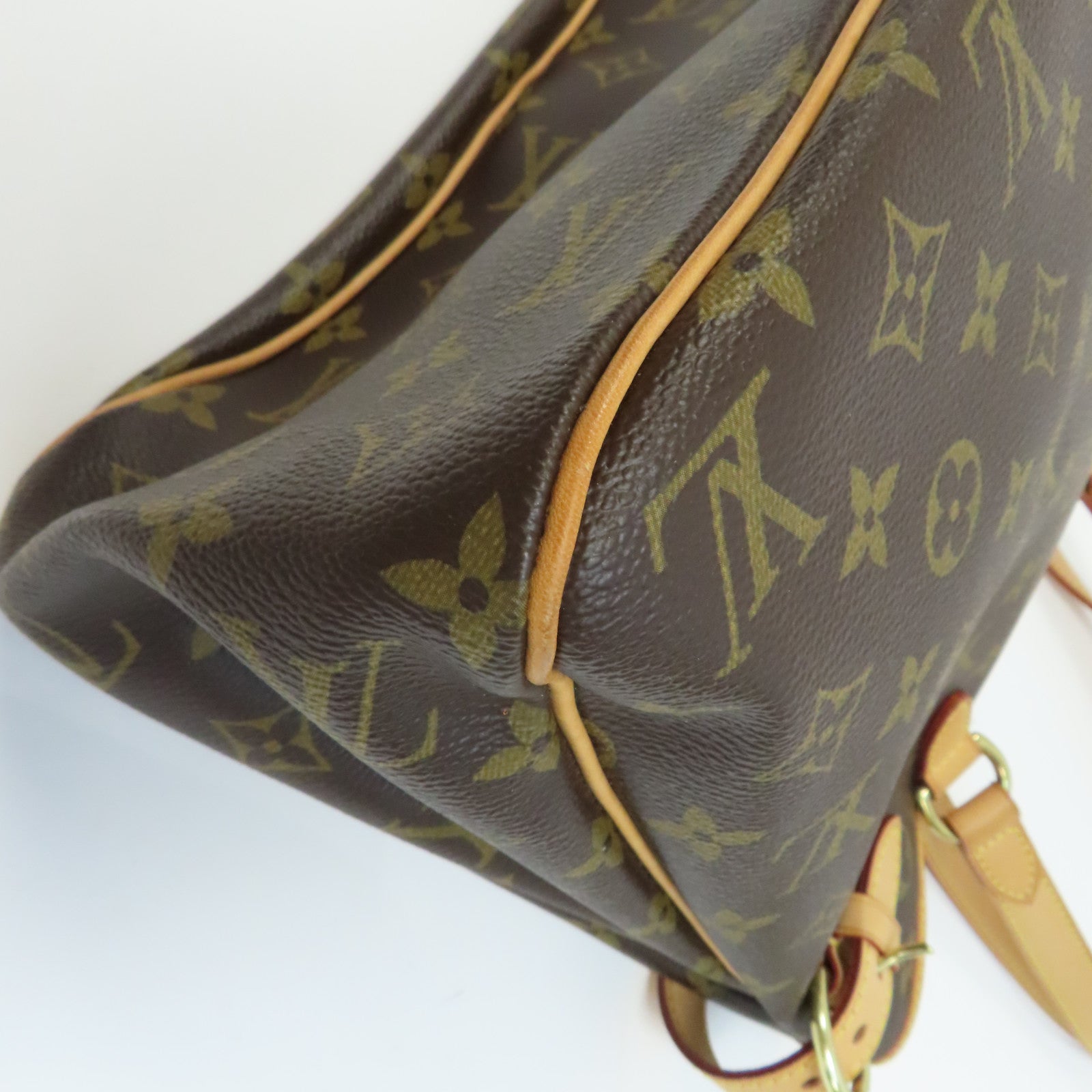 LOUIS VUITTON Monogram Batignolles Horizontal金扣肩背袋啡色