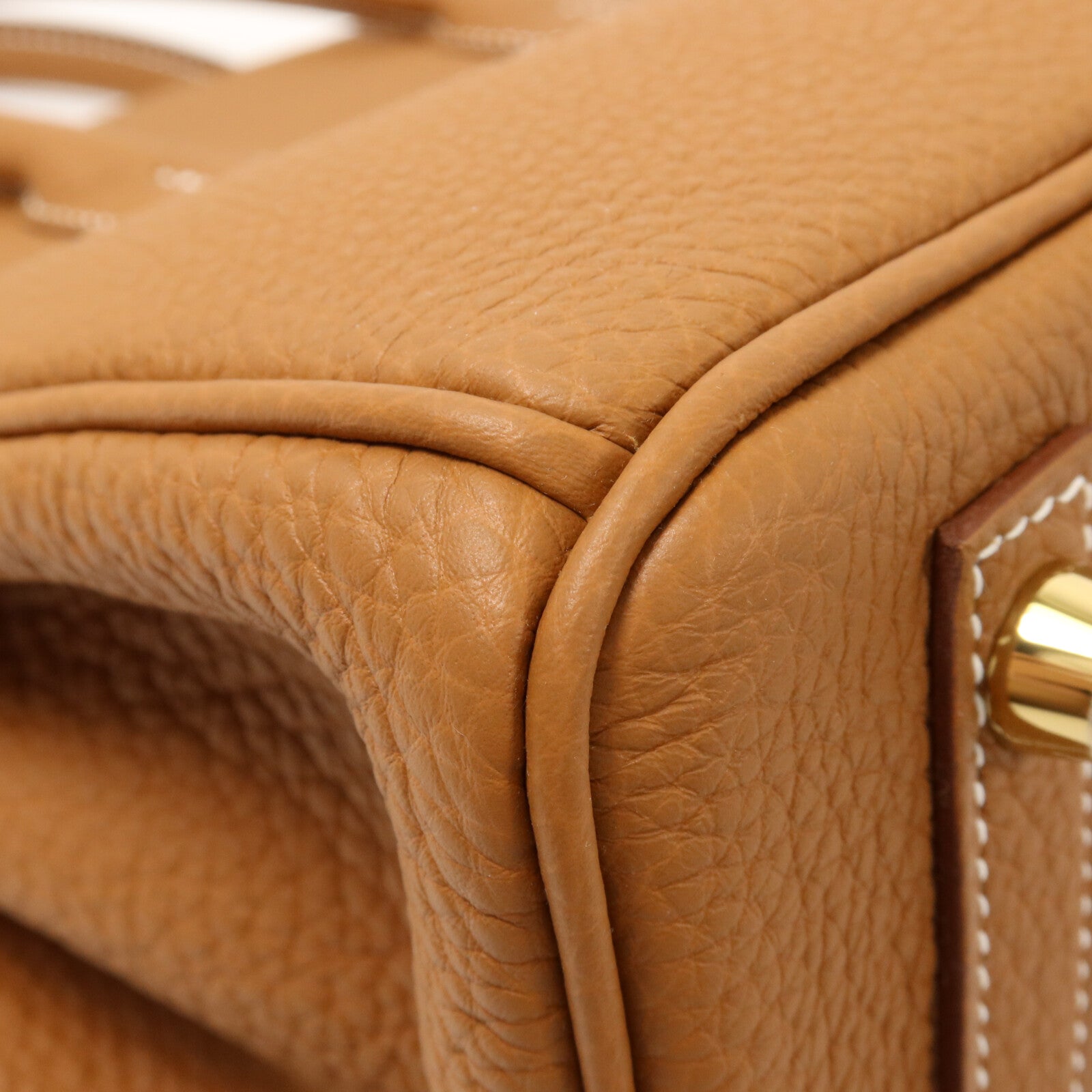 HERMES Togo皮革Birkin 25手挽袋Gold