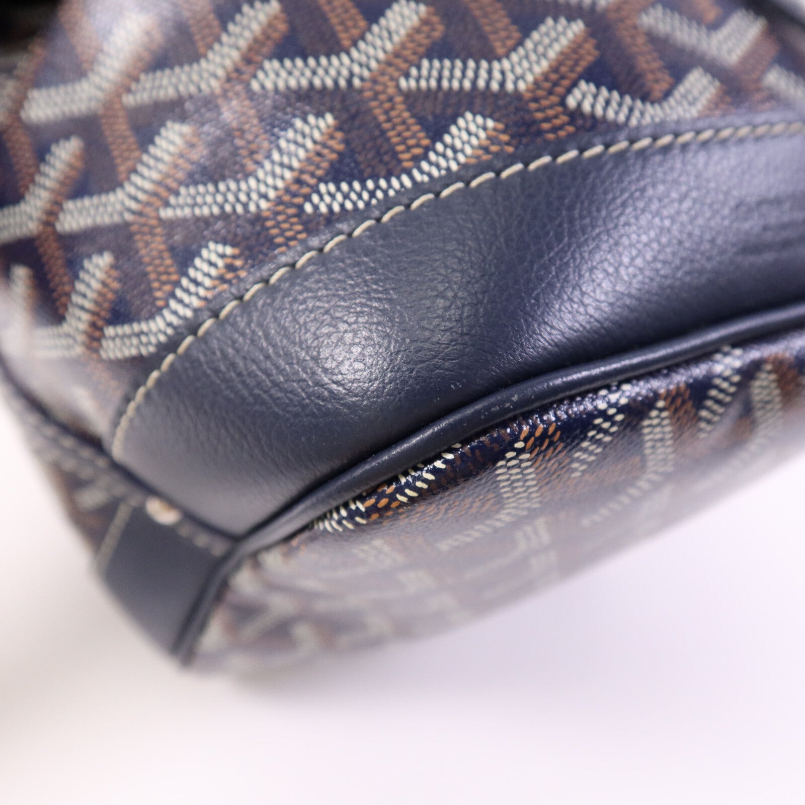 GOYARD 塗層帆布Petit Flot Bucket銀扣肩背袋