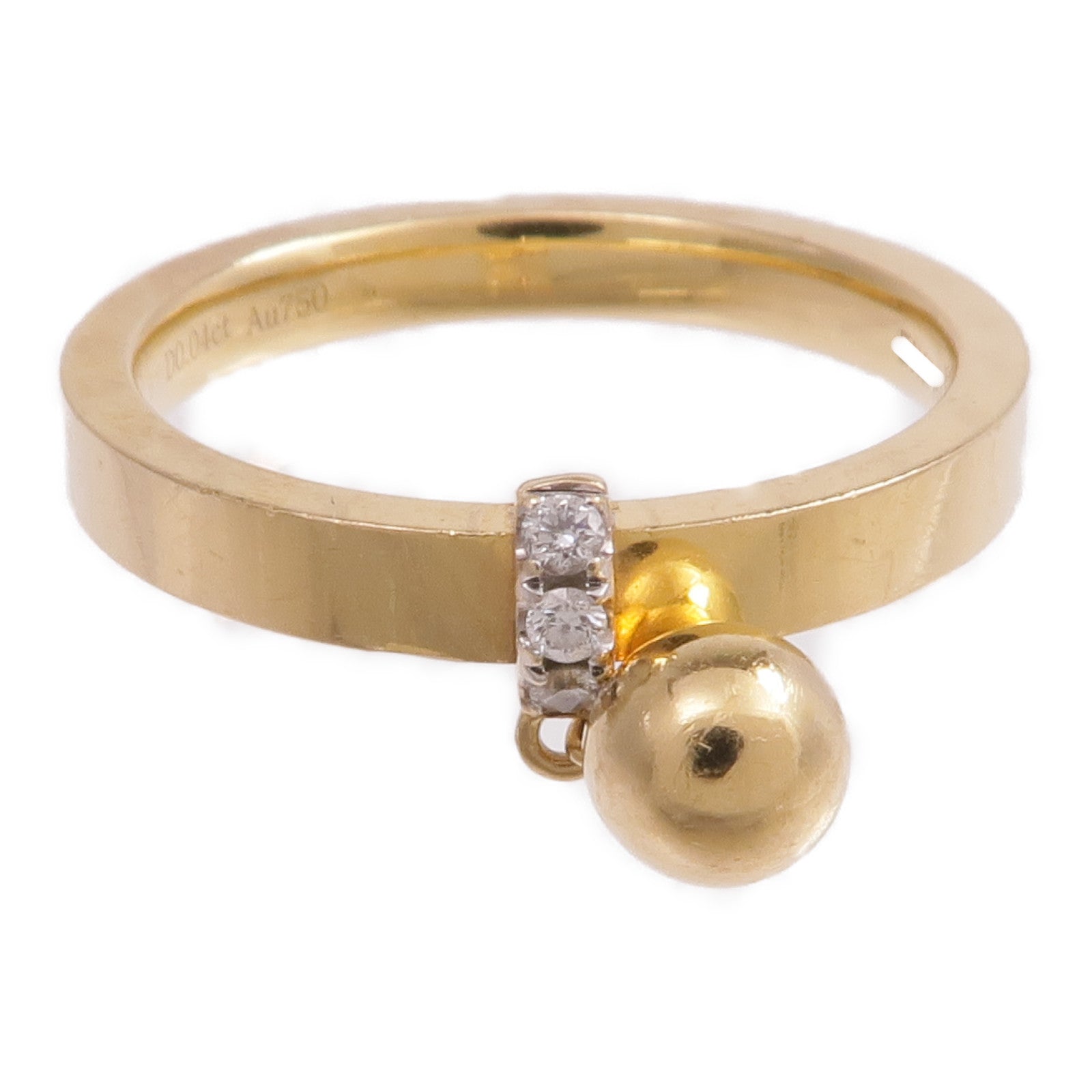JEWELRY 【激減優惠】18K黃金/18K白金Diamond Ring鑽石戒指US#6