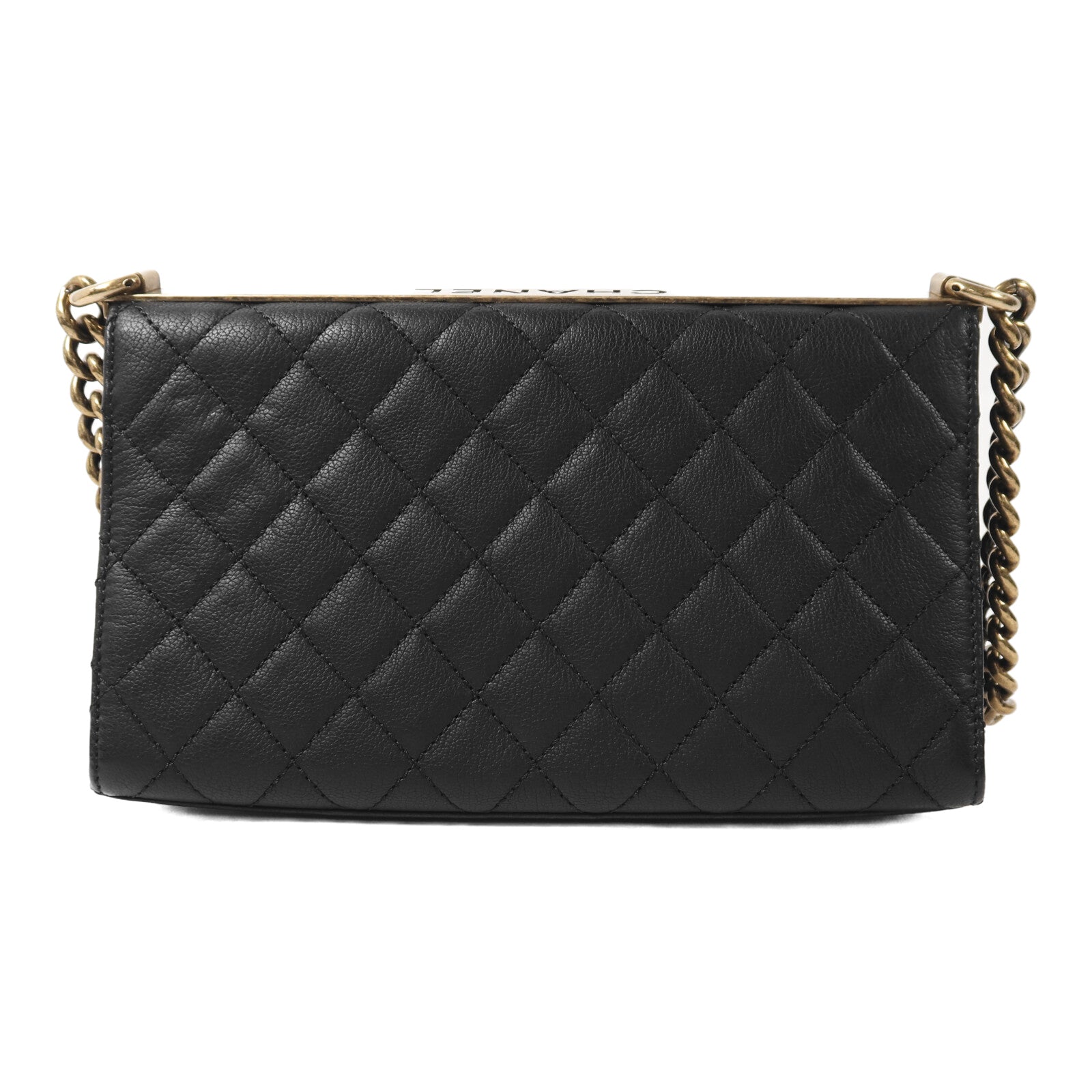 CHANEL 牛皮皮革2.55 Trendy Flap Bag金扣鏈帶肩背袋