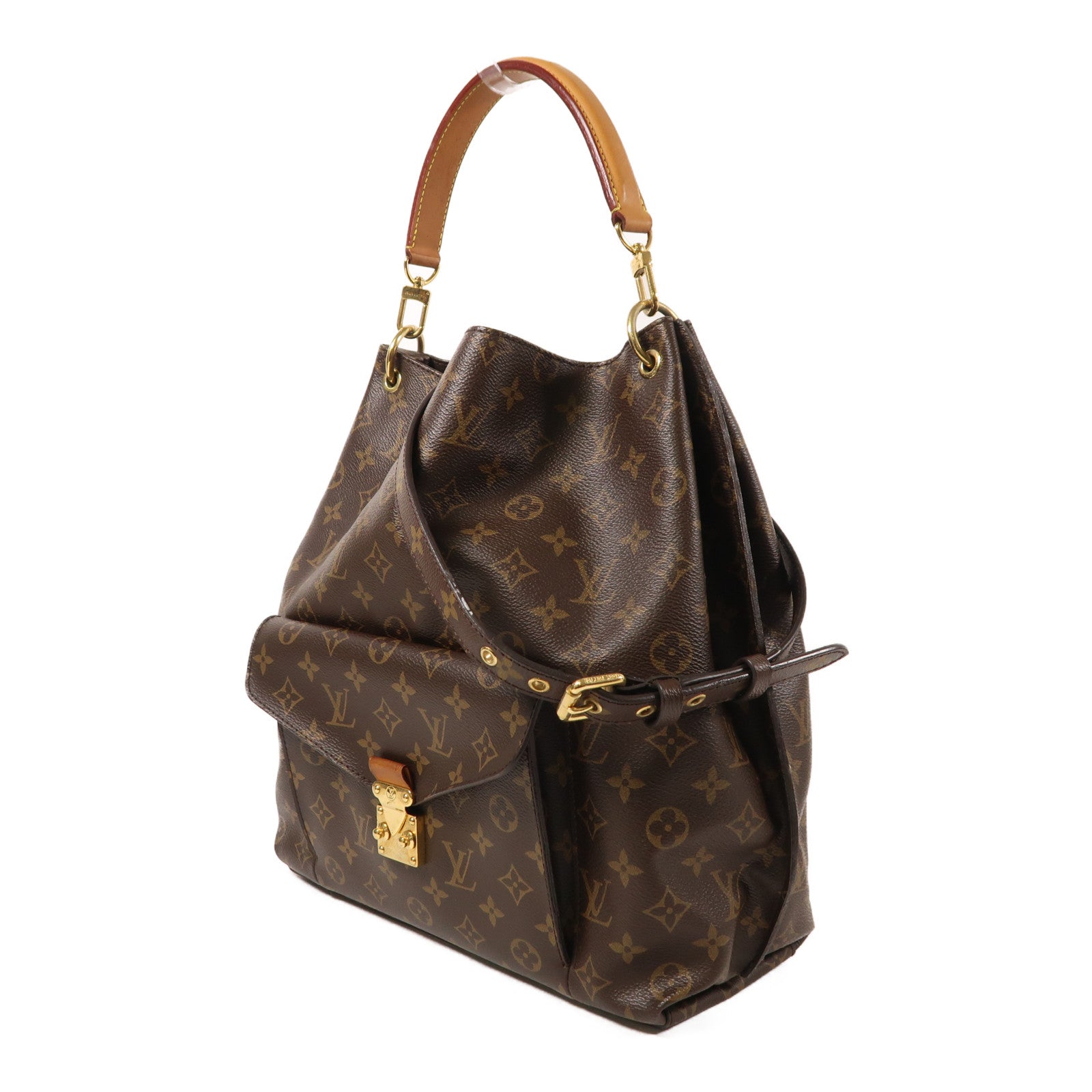 LOUIS VUITTON Monogram Metis Hobo金扣手挽肩背兩用袋