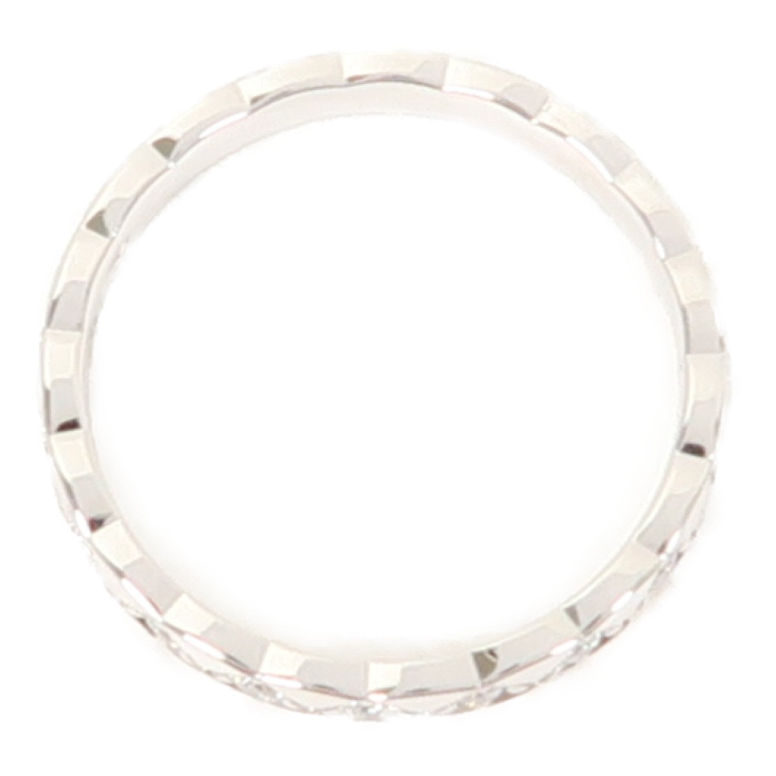 CHANEL 18K白金CoCo Crush Ring鑽石戒指#57/US#6
