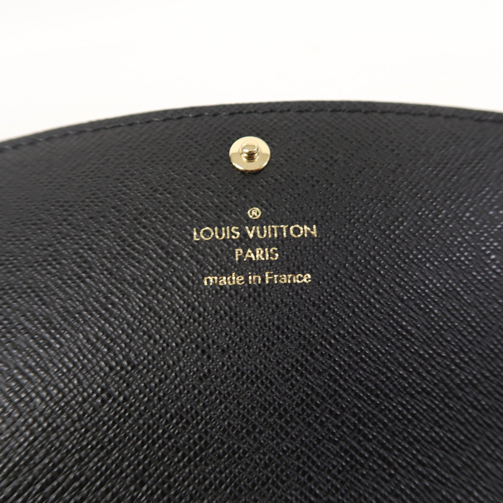 LOUIS VUITTON Monogram Emilie金扣長錢包啡色