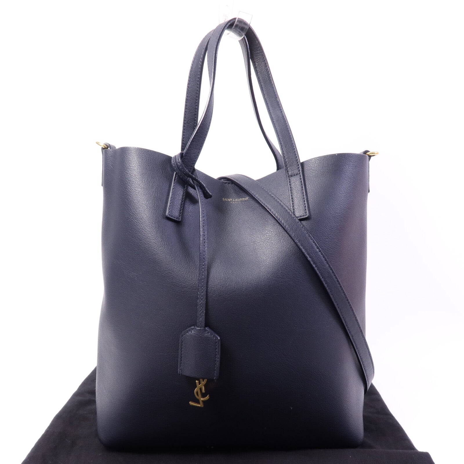 SAINT LAURENT 牛皮皮革2 Way Shoulder Bag金扣手挽肩背兩用袋