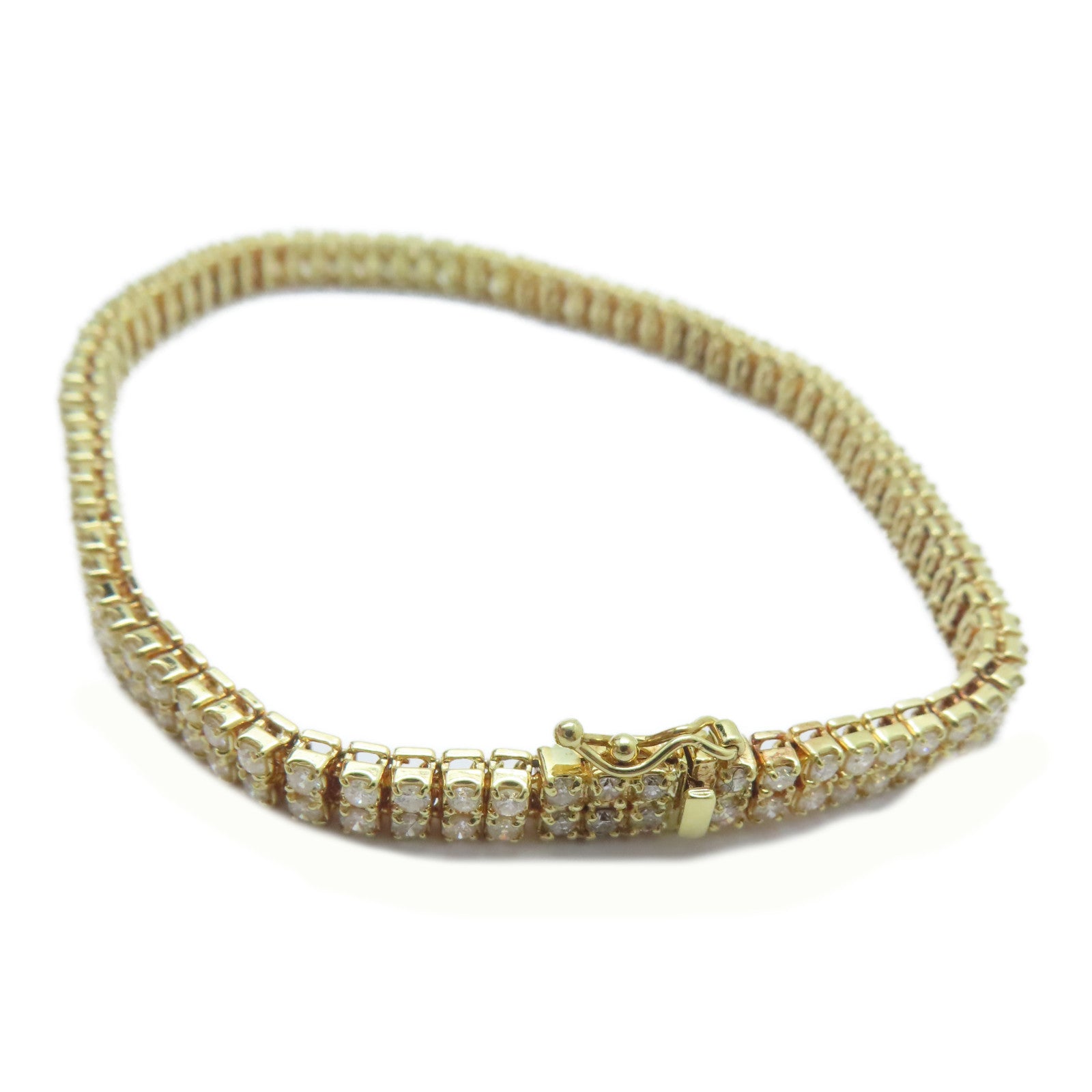 JEWELRY 18K黃金Diamond Bracelet 3.00ct鑽石手鏈