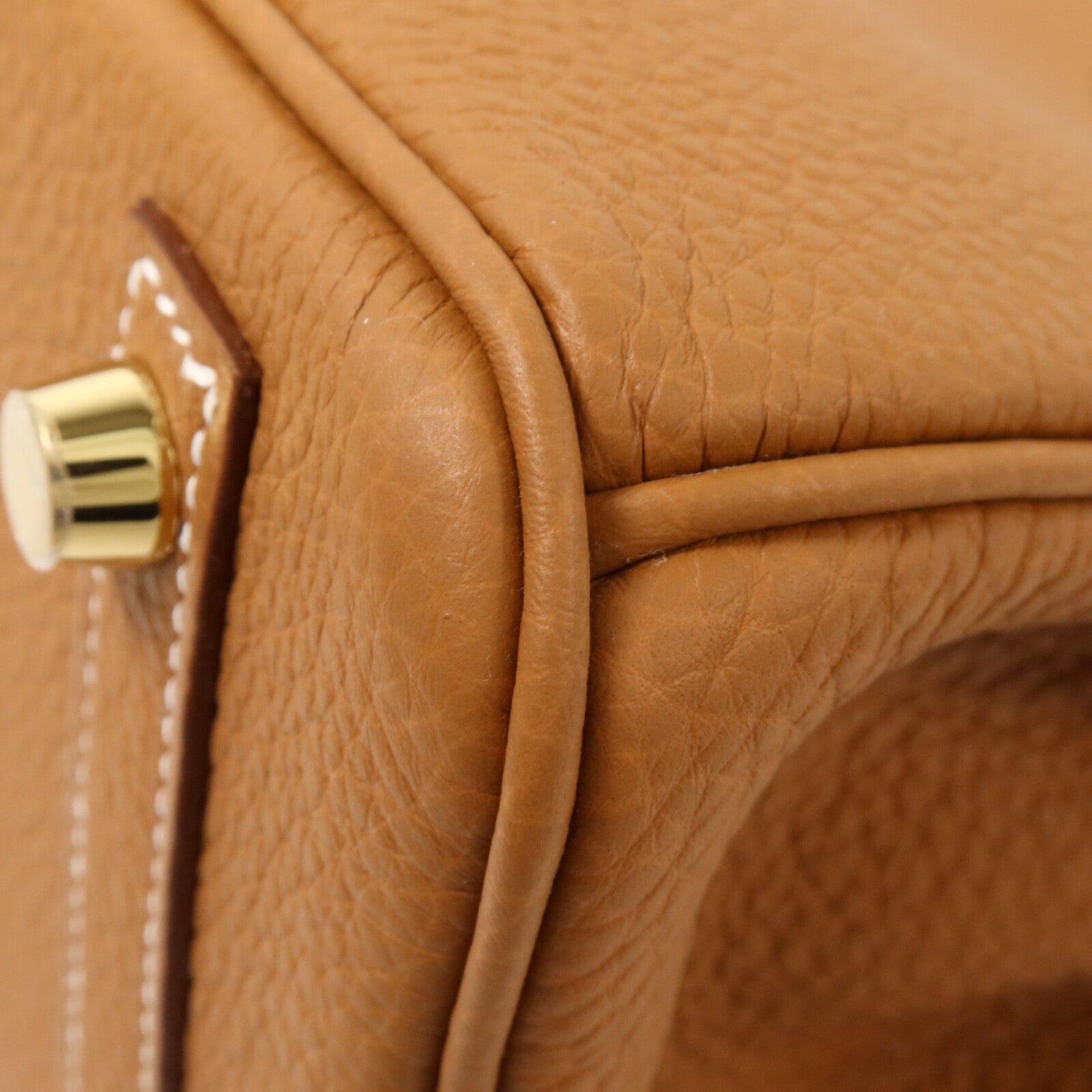 HERMES Togo皮革Birkin 25手挽袋Gold
