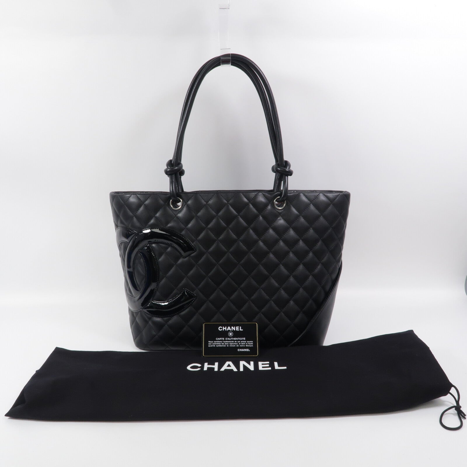 CHANEL 牛皮皮革Cambon Tote肩背袋