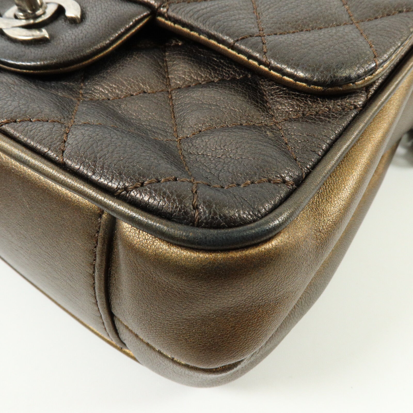 CHANEL 牛皮皮革Shoulder Bag鏈帶肩背袋