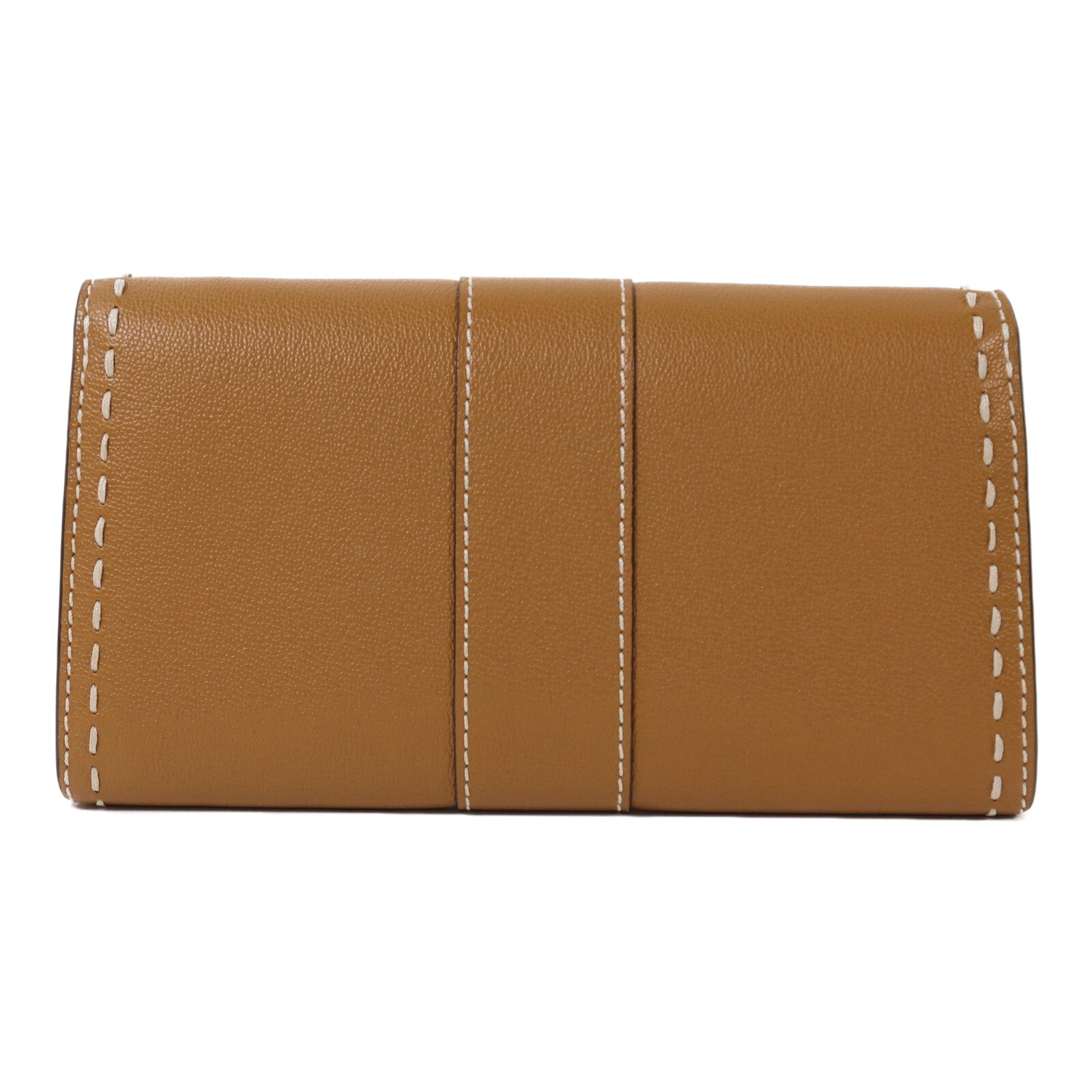 Delvaux 牛皮皮革Brillant Long Wallet Chain金扣鏈帶肩背袋